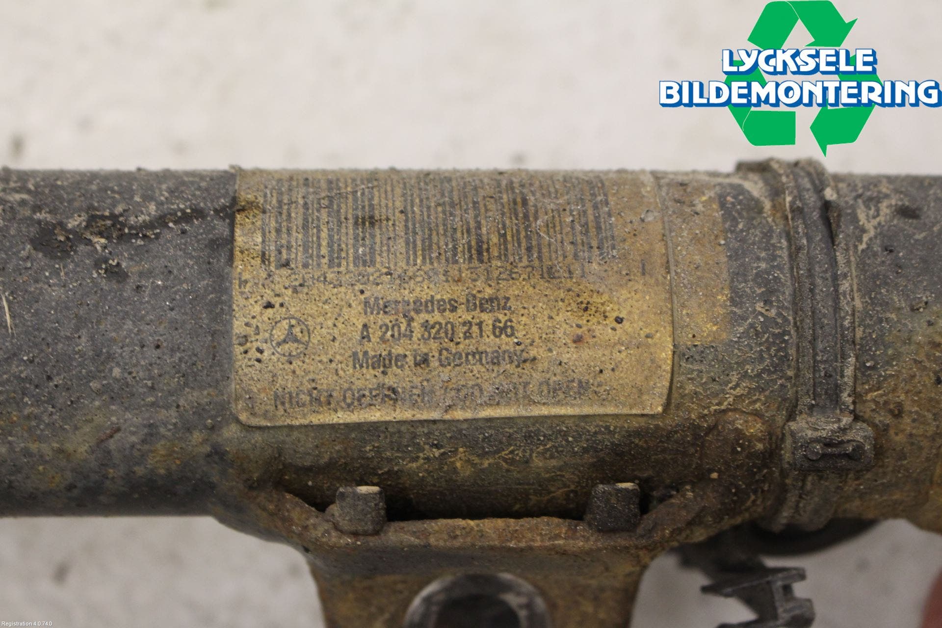 Mercedes-Benz MB C-KLASS (W204) 07-15 Fjäderben Fram Vänster