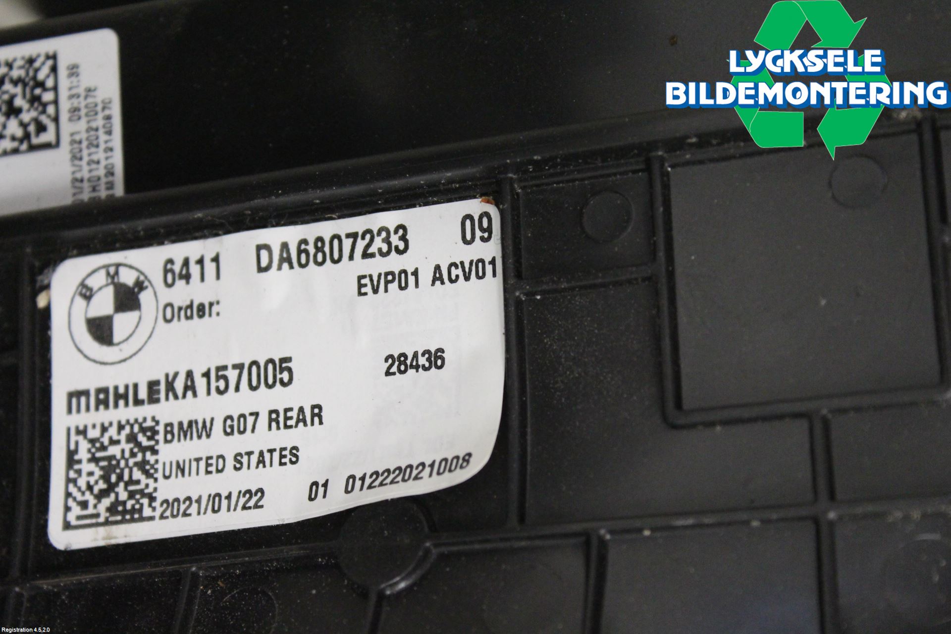 BMW X7 G07 19- Ac Anläggning Komp