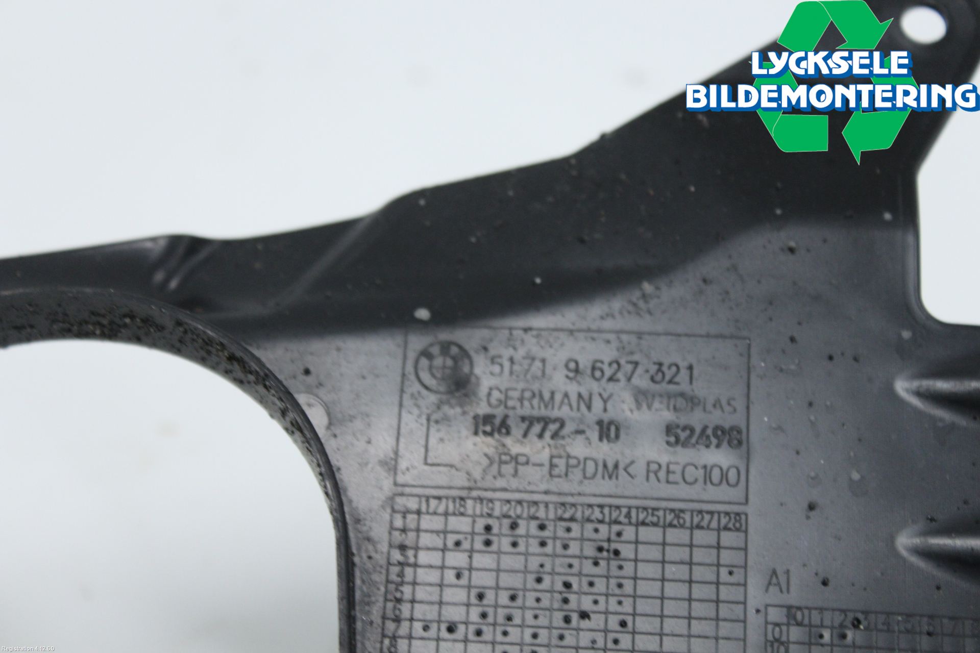 BMW 3 G20/G21/G80/G81 19- Deflektor Plåt-Plast Kylning