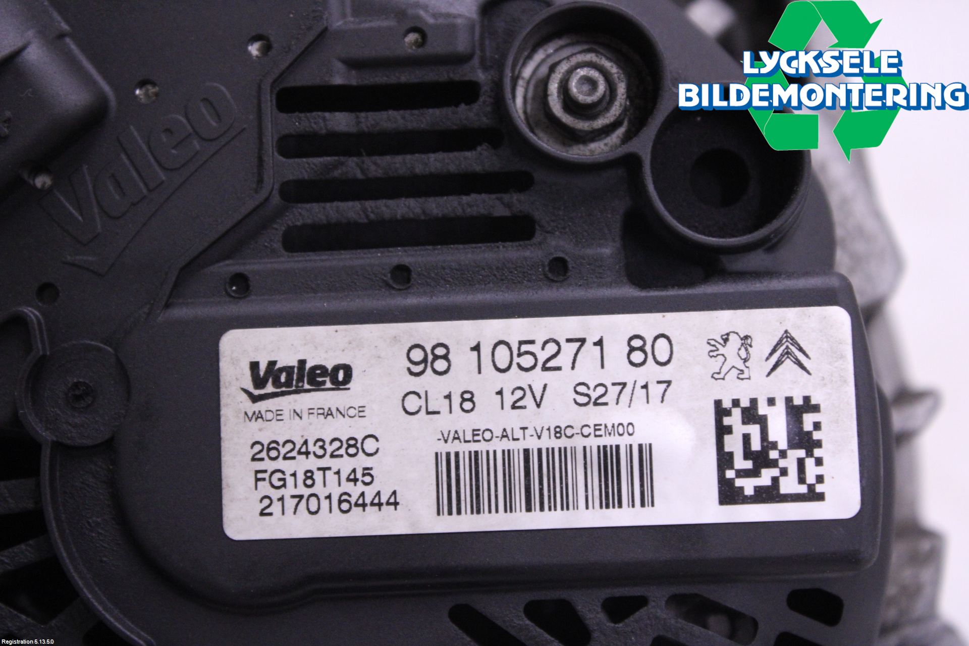 Peugeot PARTNER 16-18 Generator