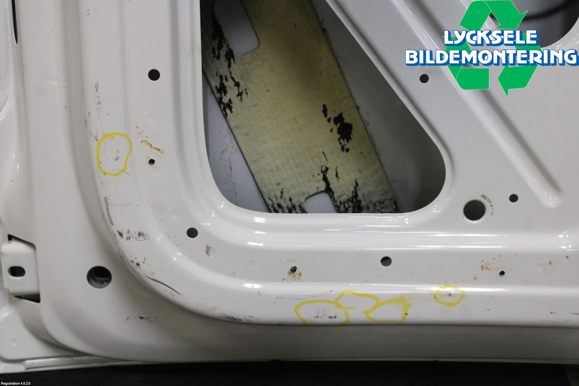 Volkswagen VW CADDY 11-15 Dörr Bak Van-Skåp Höger