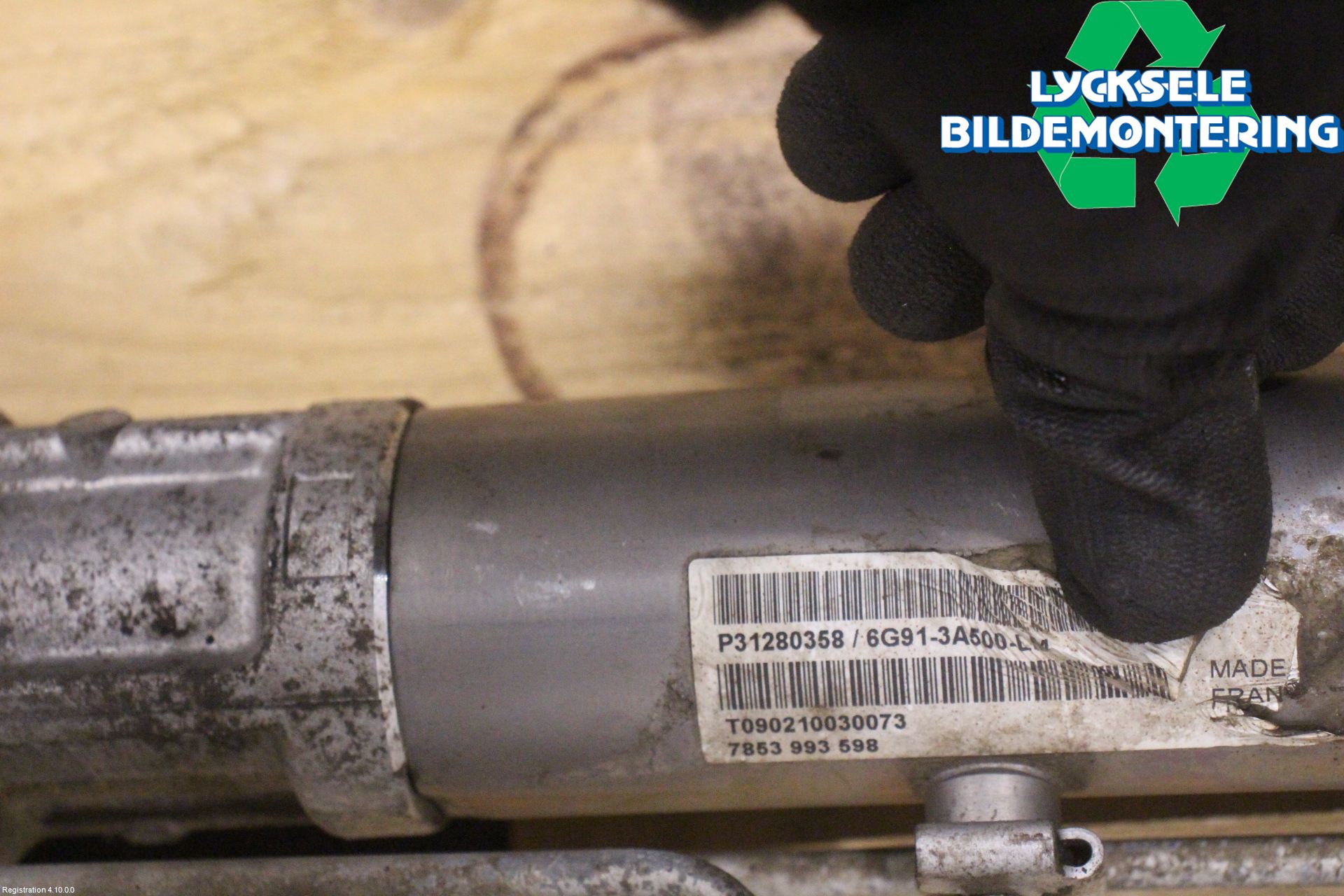 Volvo XC70 08-13 Styrväxel Servo -Snäcka