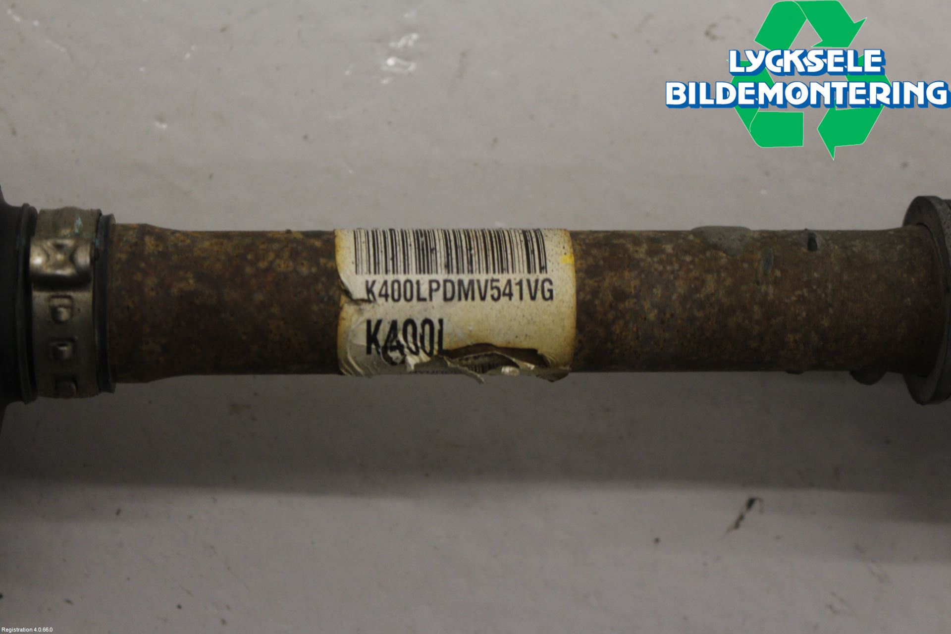 Kia VENGA 10-19 Drivaxel Fram Vänster