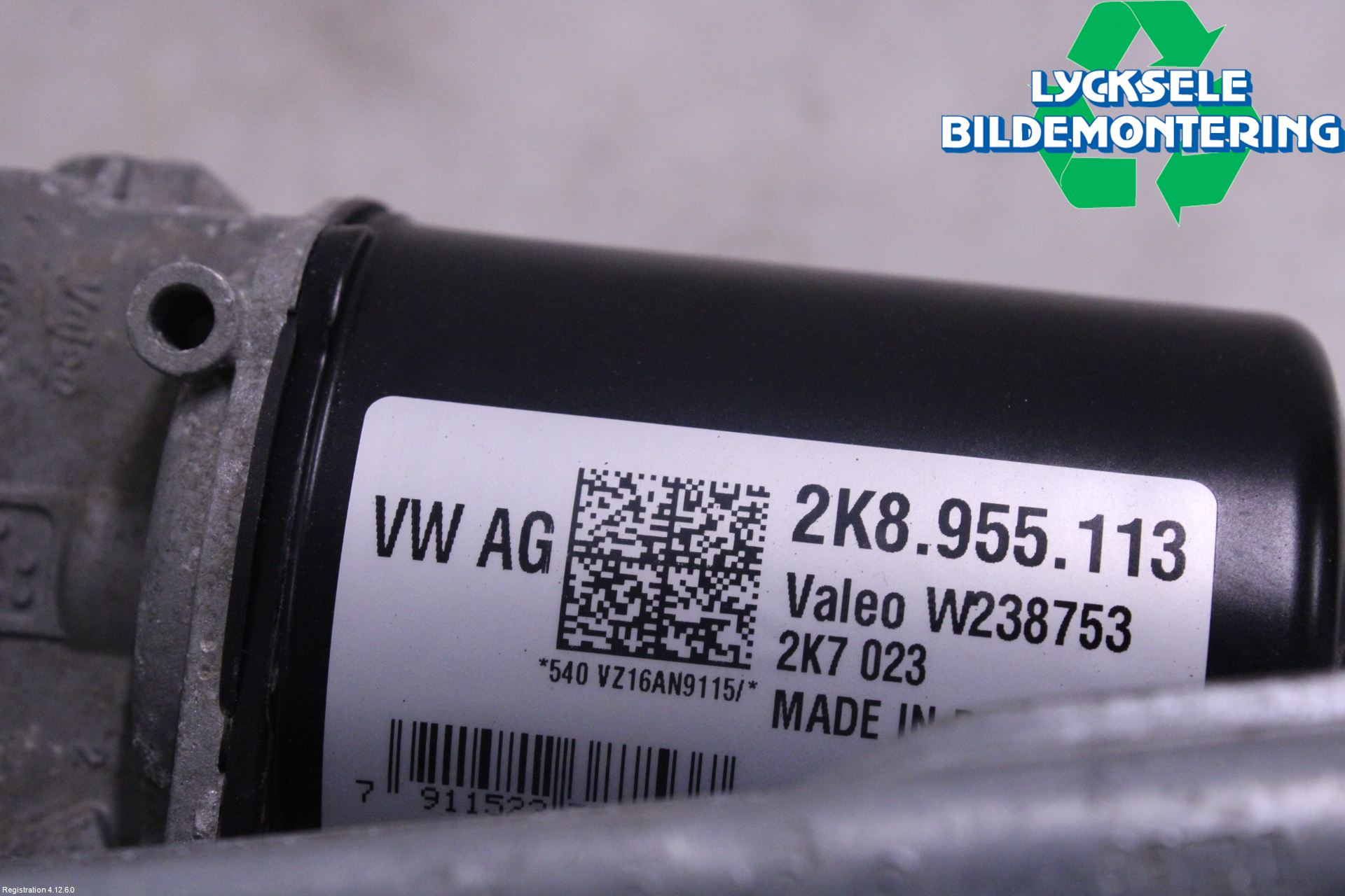 Volkswagen VW CADDY 21- Torkarmotor Vindruta