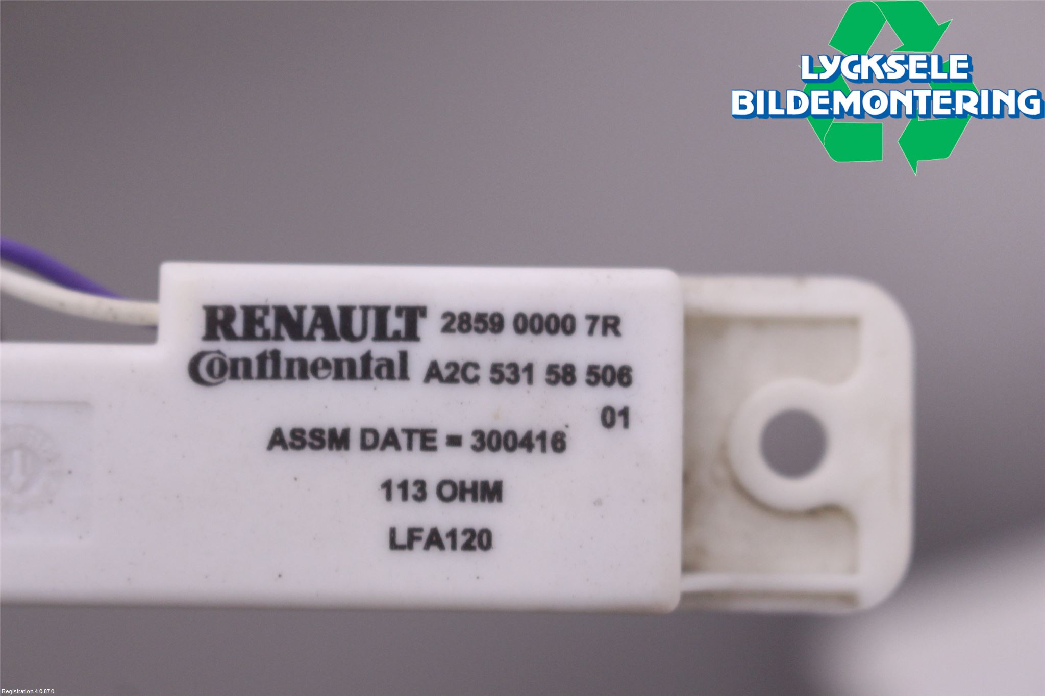 Renault CLIO IV 16-19 Antenn