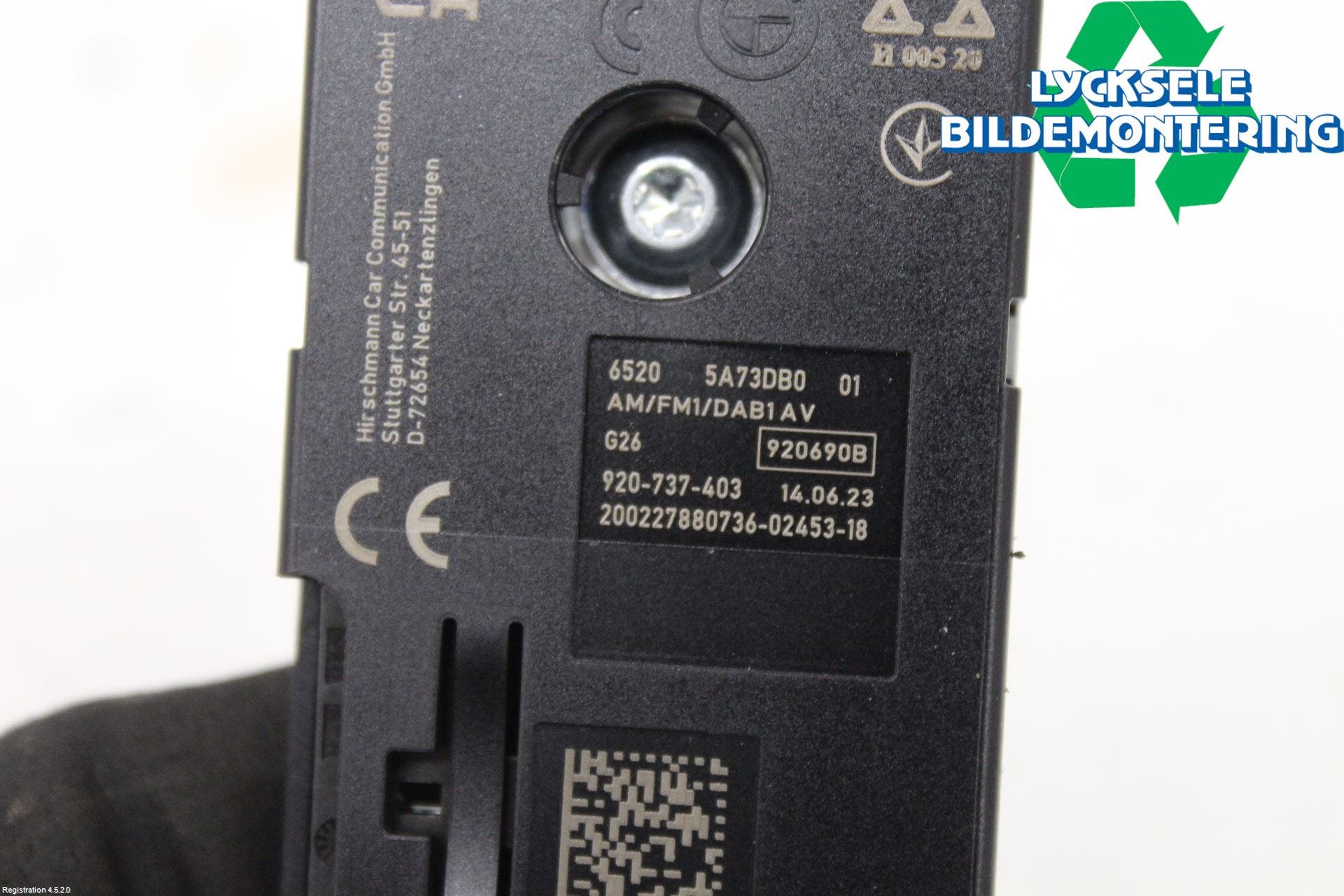 BMW 4/i4 G26 GRAN COUPÉ 21- Antennförstärkare