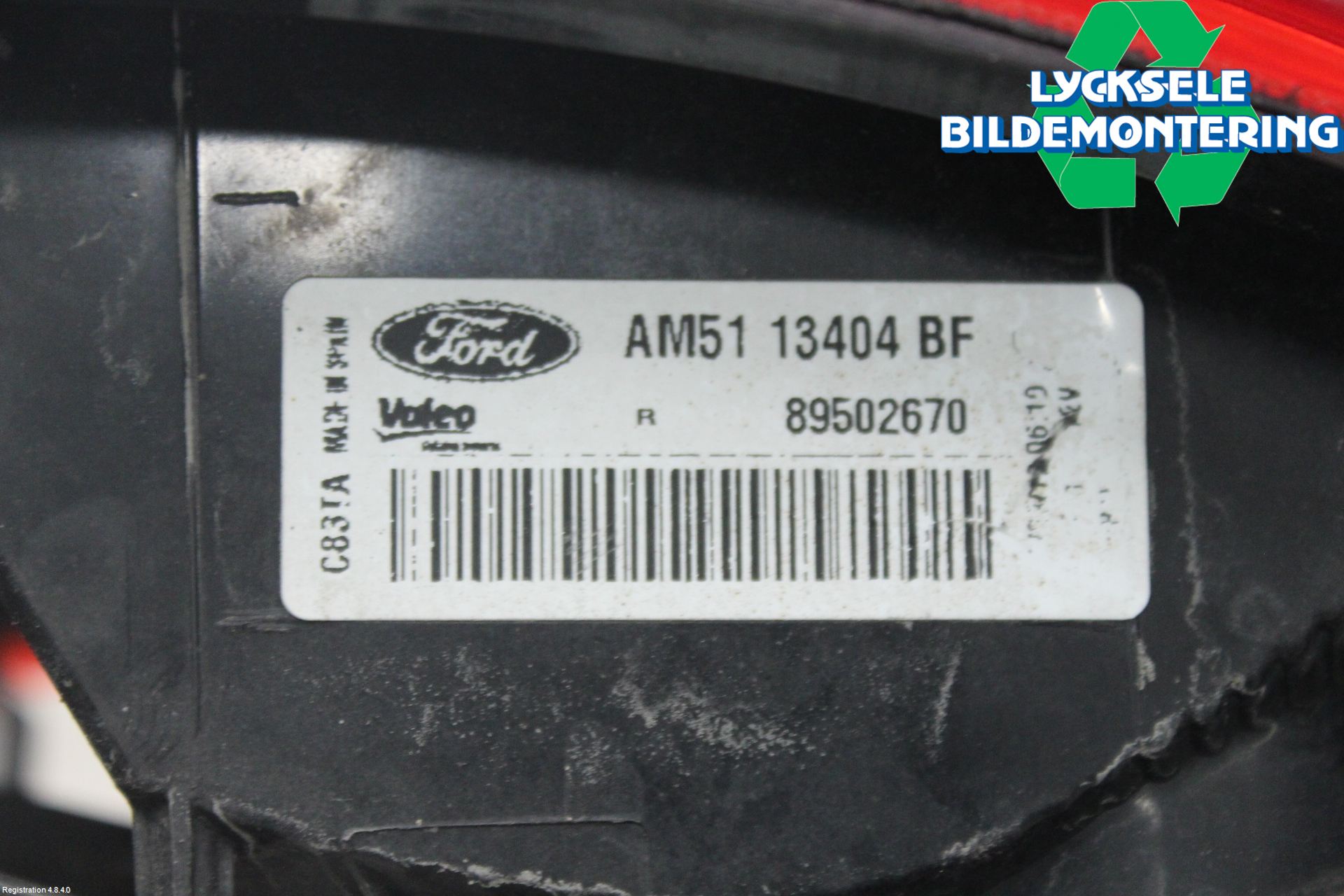 Ford C-MAX II  11-14 Bakljus Höger