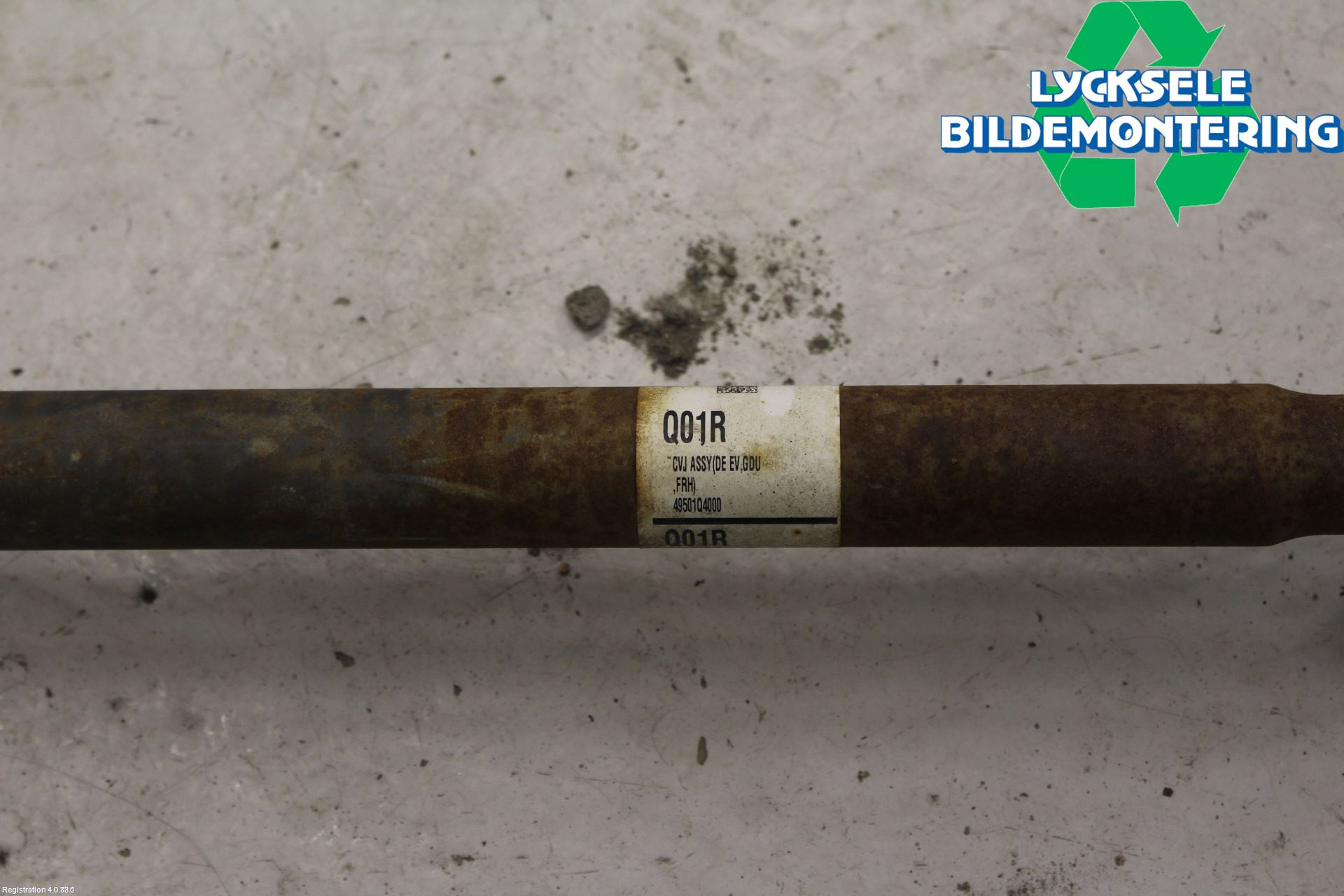 Kia NIRO (DE) 17-22 Drivaxel Fram Höger