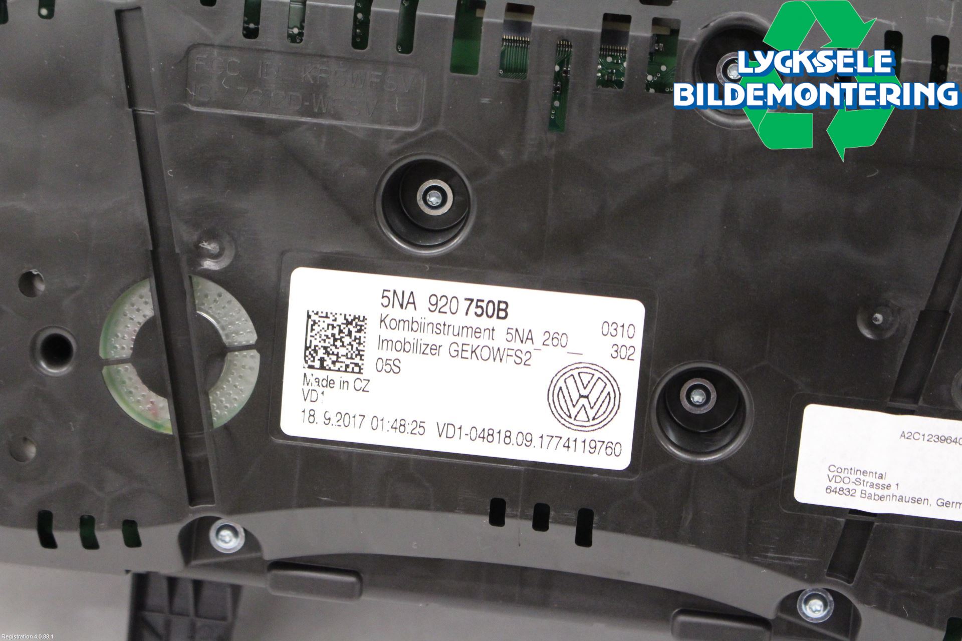 Volkswagen VW TIGUAN 16-24 Instrument Komb