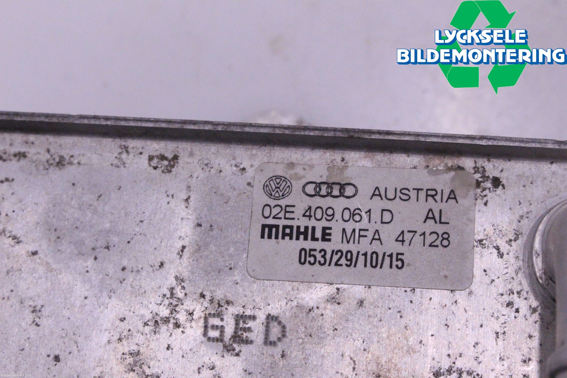 Volkswagen VW PASSAT 15-19 Oljekylare Automat