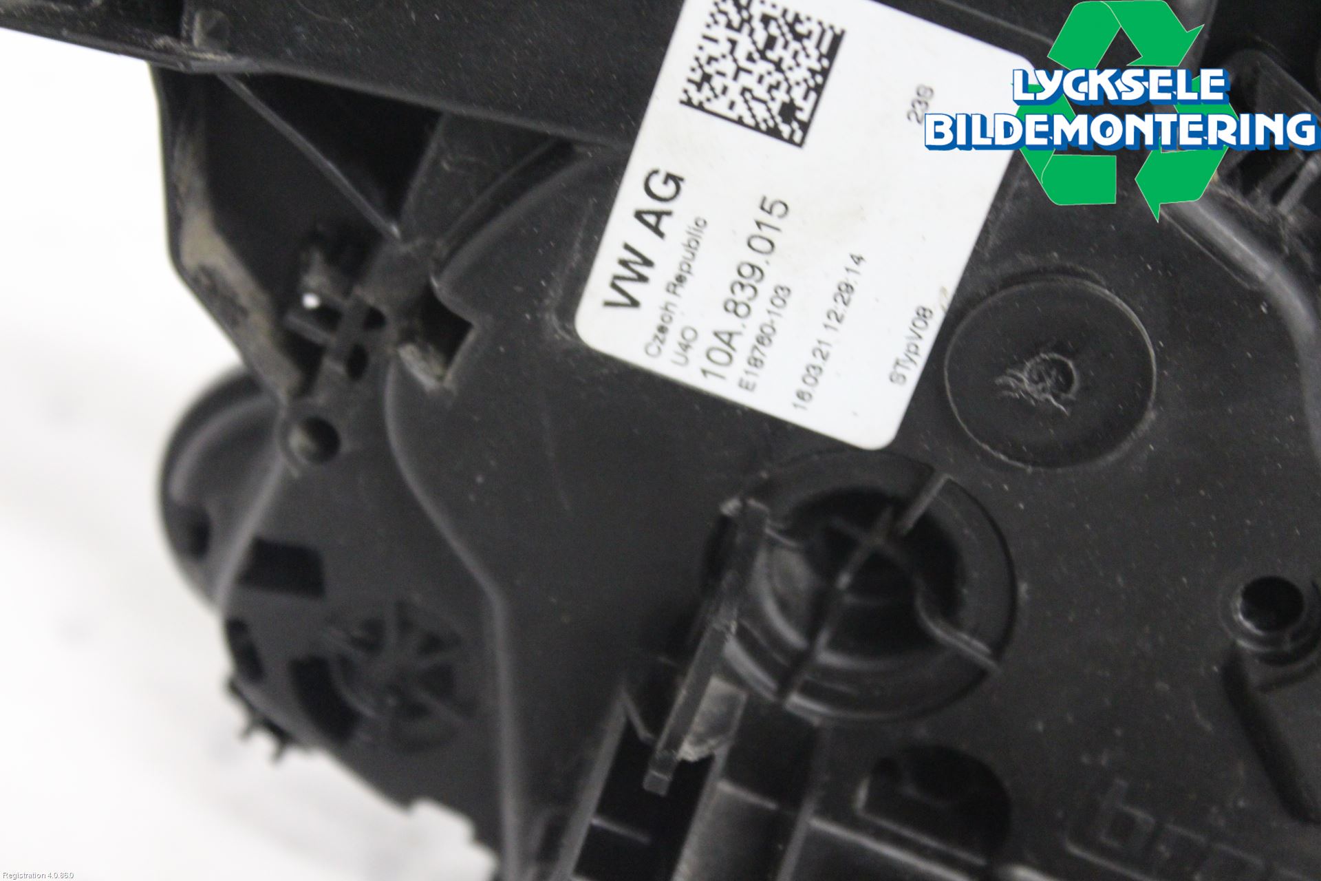 Volkswagen VW ID.3 21- Låskista-Dörrlås