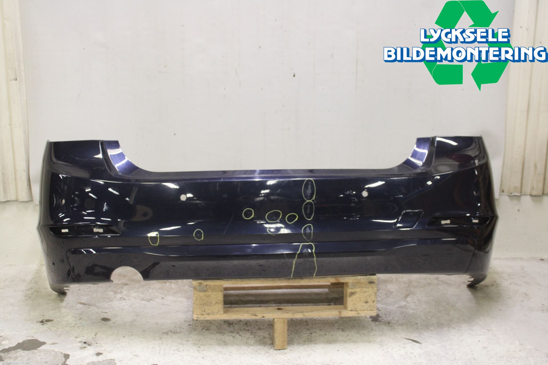 BMW 3 F30/F31/F80 12-19 Stötfångarbeklädnad Bak