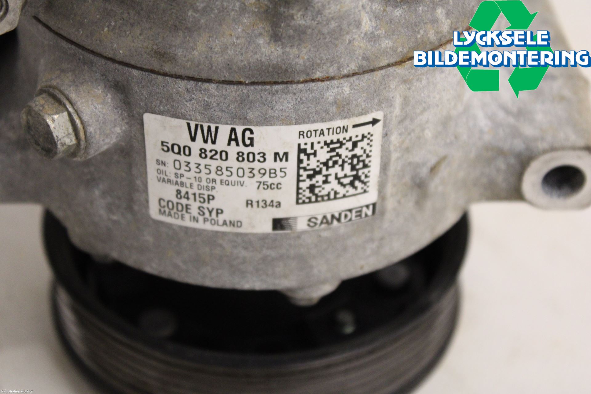 Volkswagen VW CADDY 16-20 Ac Kompressor