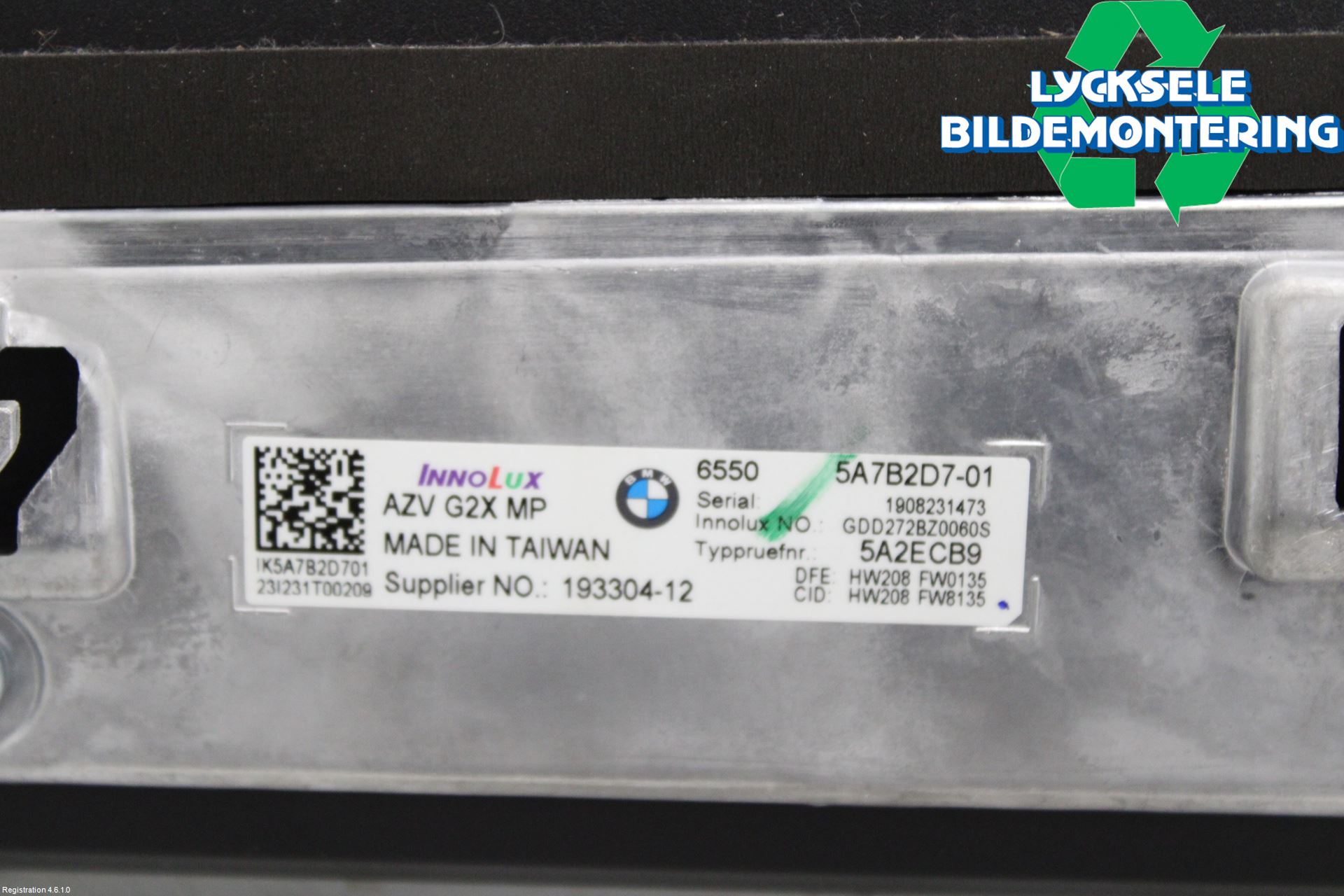 BMW 4/i4 G26 GRAN COUPÉ 21- Instrument Komb