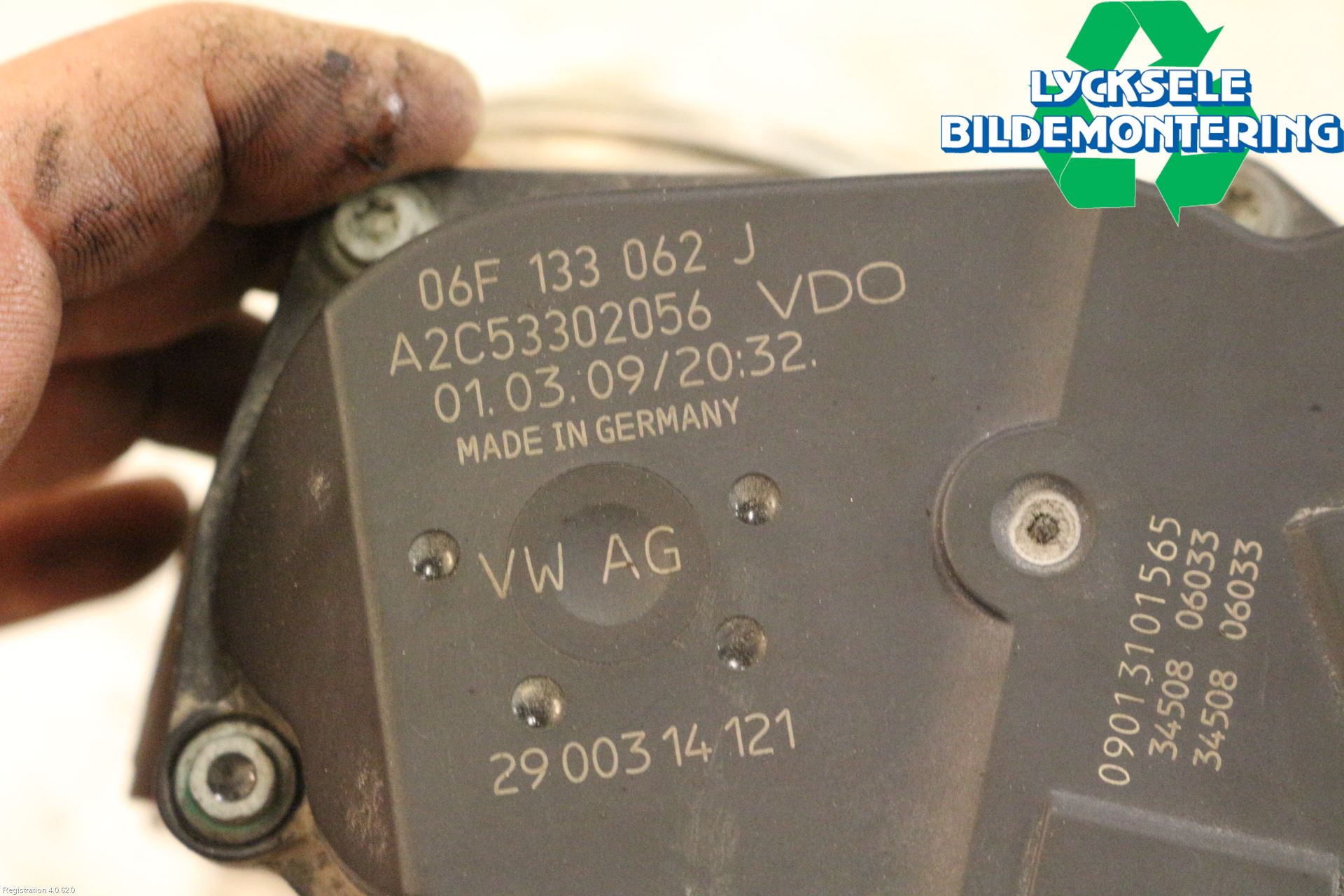 Audi A4/S4 08-11 Injspjällhus