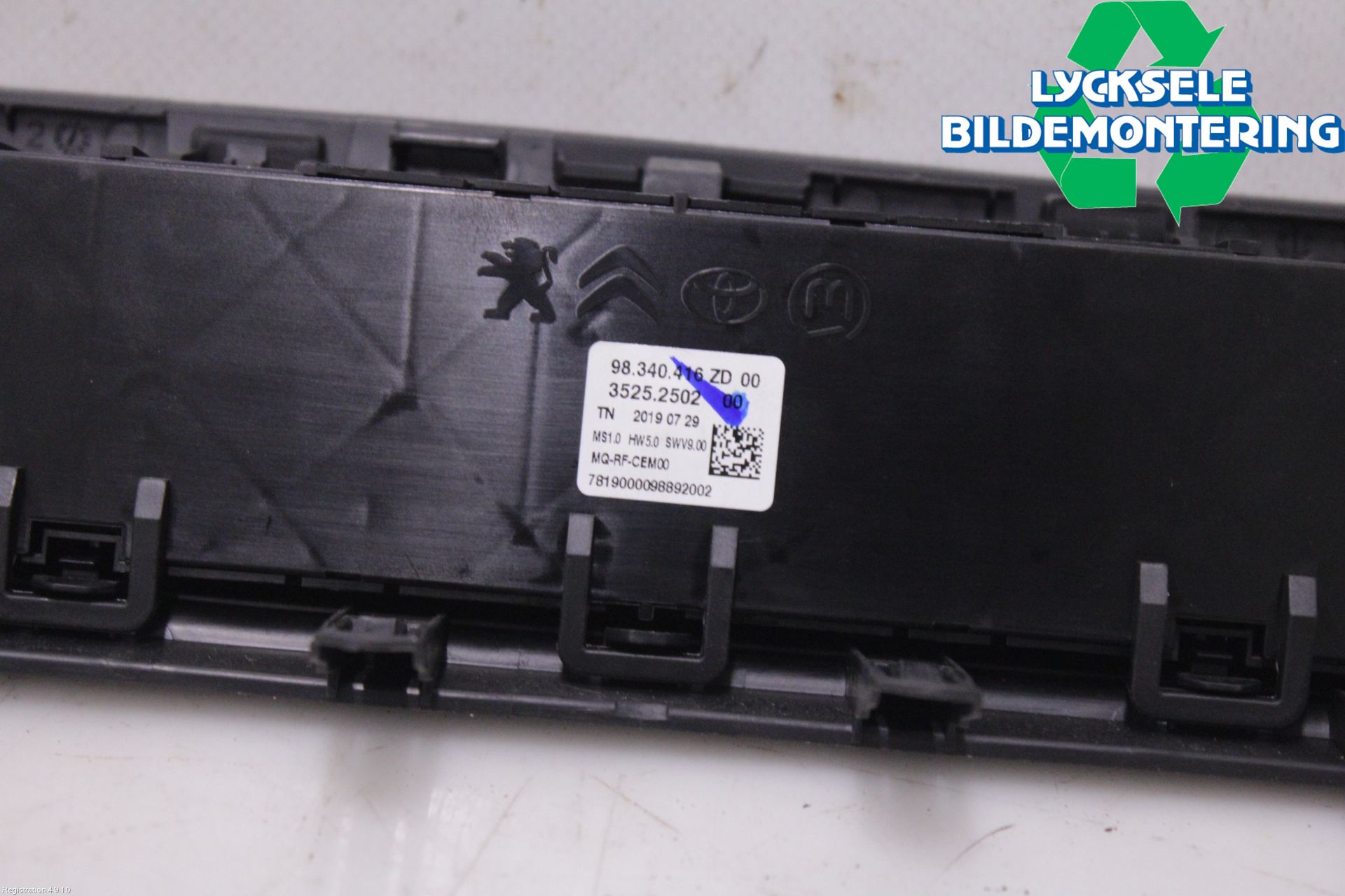 Peugeot PARTNER/E-PARTNER 19- Ac Styrenhet Ac Manöveren