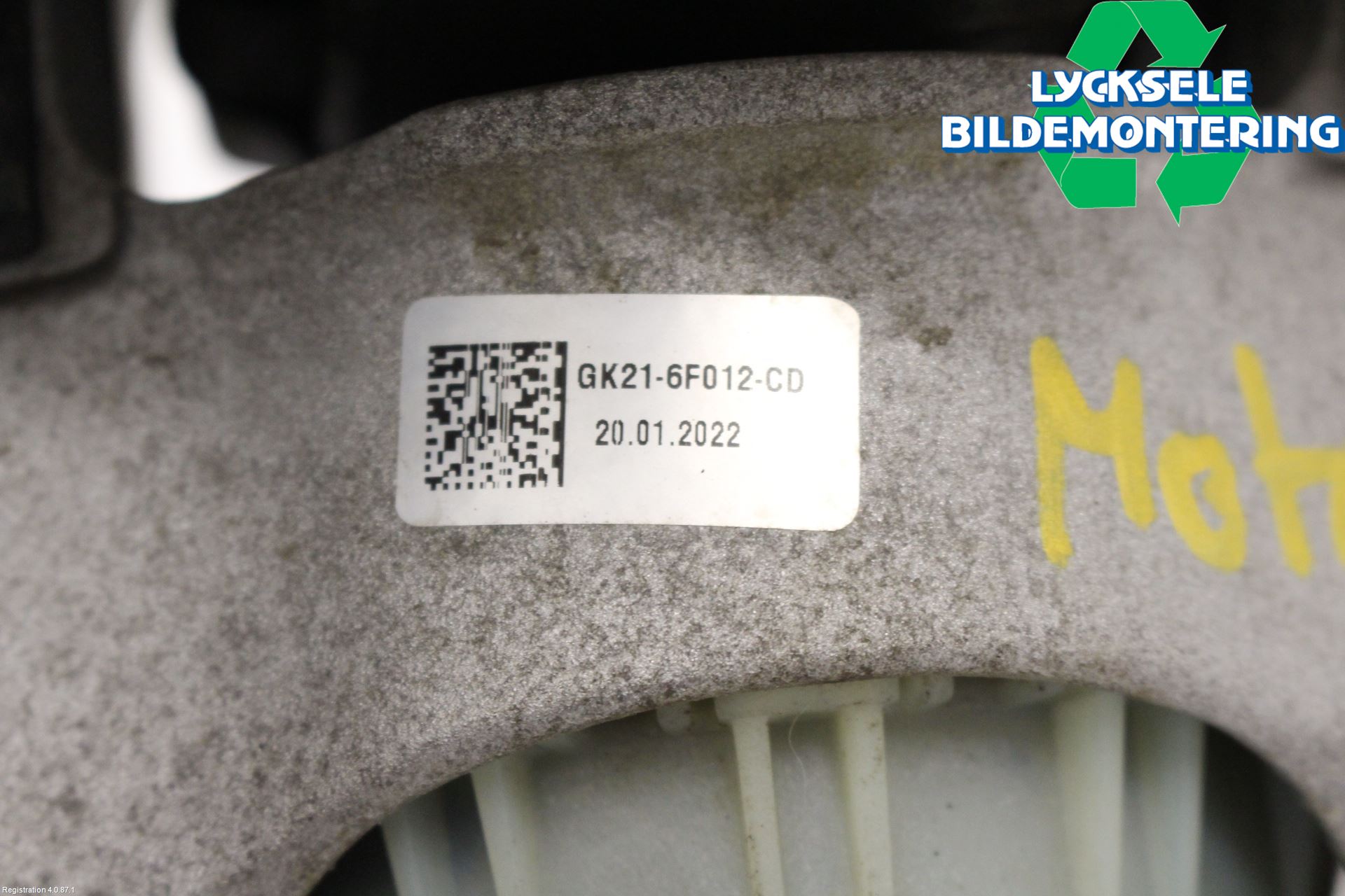 Ford TRANSIT/TOURNEO CUSTOM 13-24 Motorfäste