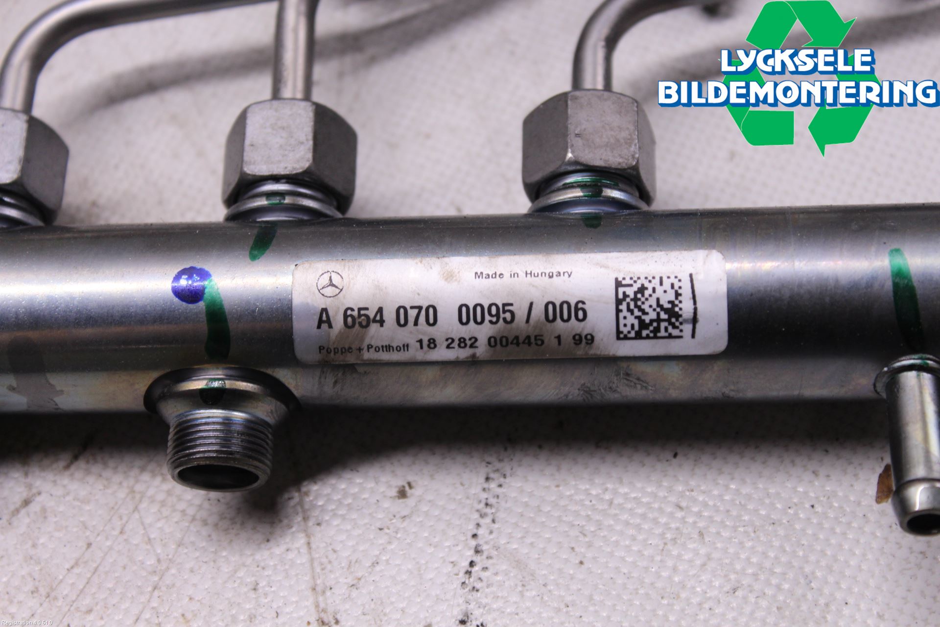 Mercedes-Benz MB C-KLASS (W205) 14-21 Inj. Fuelrail