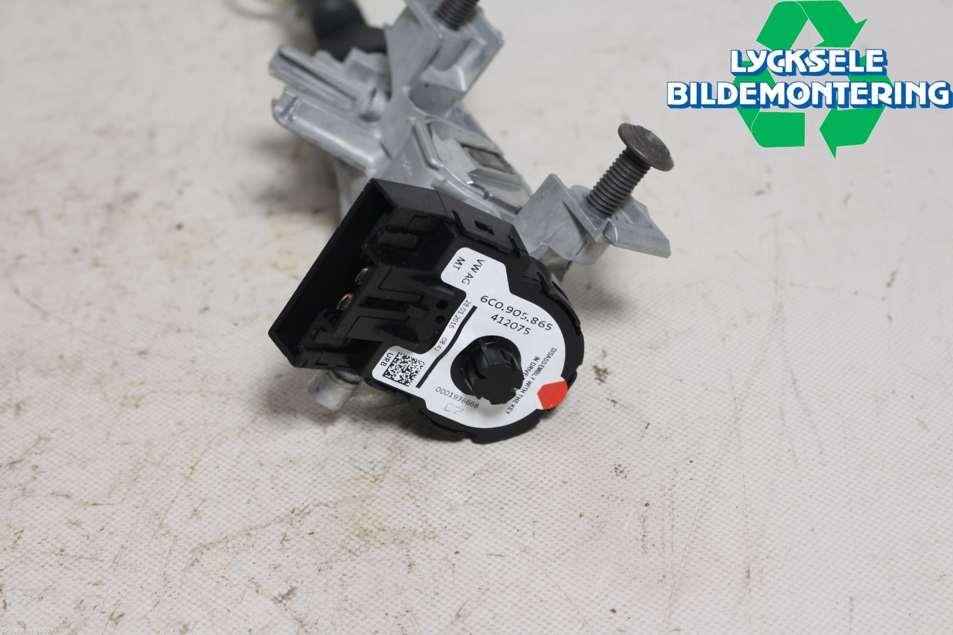 Volkswagen VW POLO 10-17 Rattlås-Tändlås Elektrisk