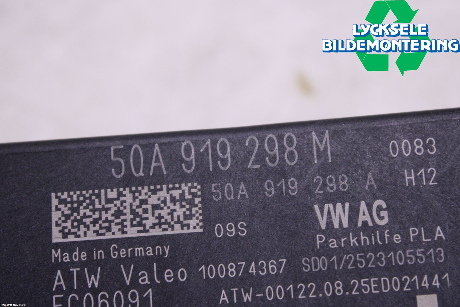 Volkswagen VW T-ROC 18- Styrenhet Parkeringshjälp