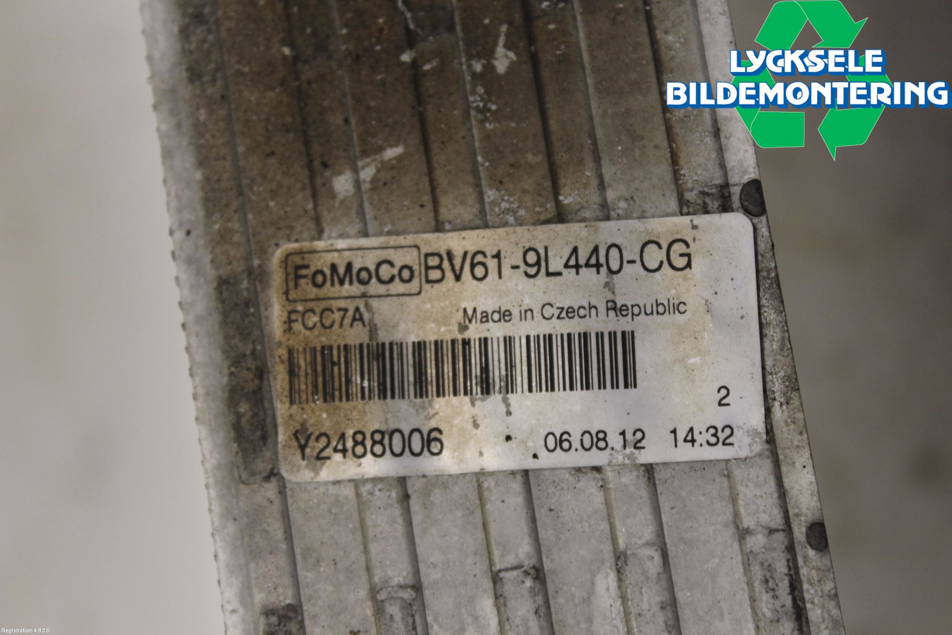 Ford FOCUS 11-14 Laddluft-Intercooler Kyl