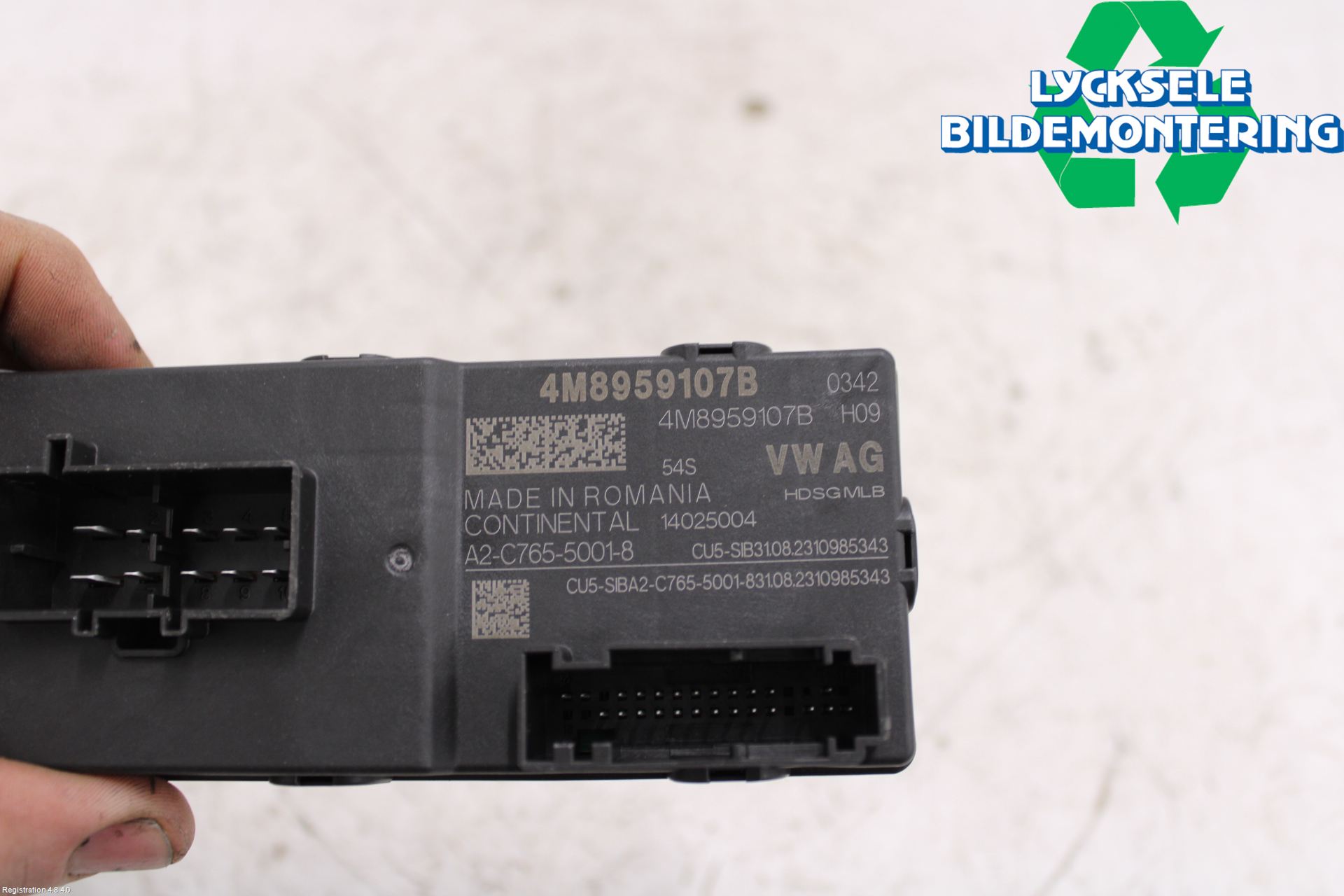 Audi A4/S4 B9 20- Styrenhet Baklucka