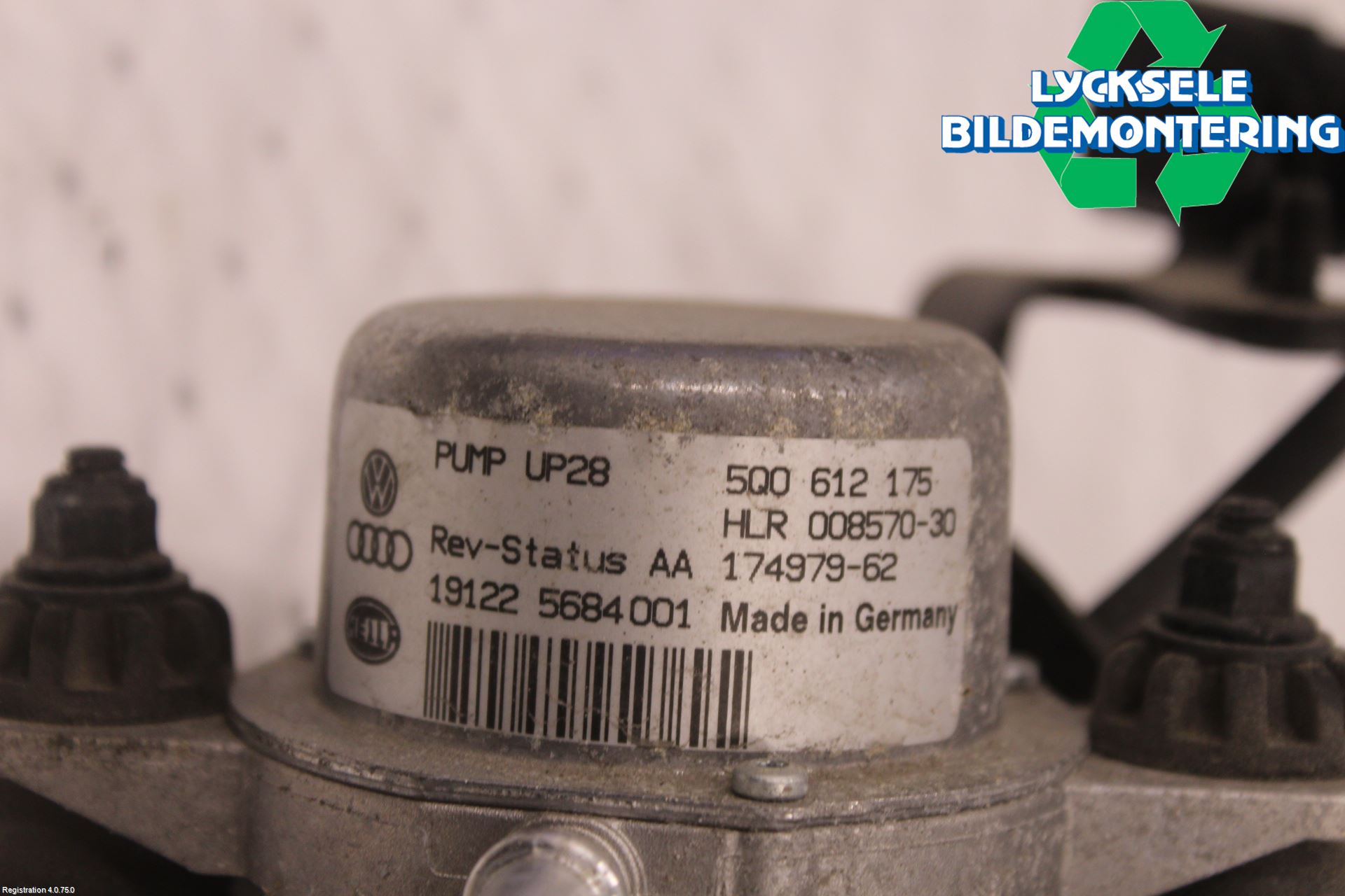 Audi A3/S3 8V 13-20 Vakuumpump