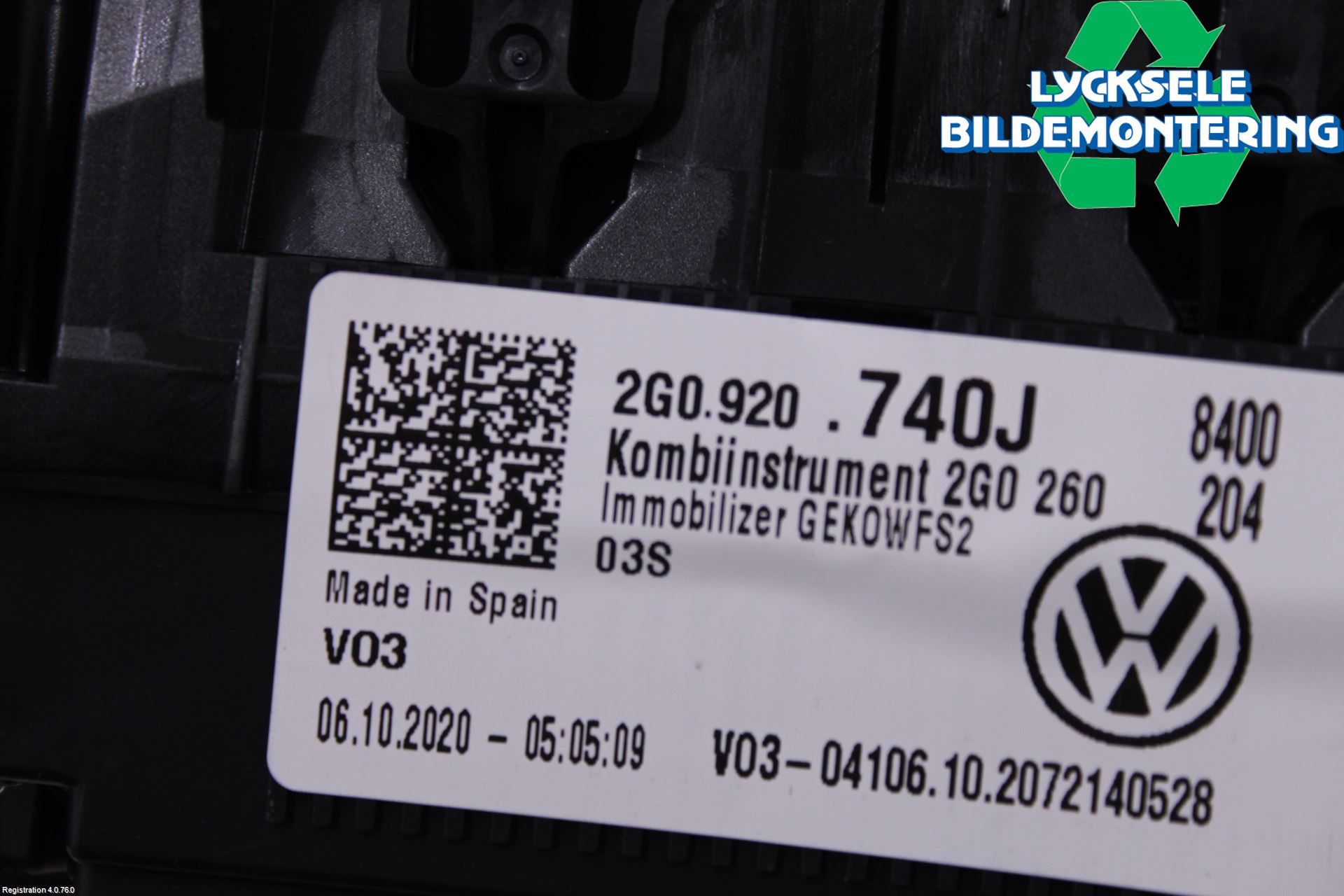 Volkswagen VW T-CROSS 19- Instrument Komb
