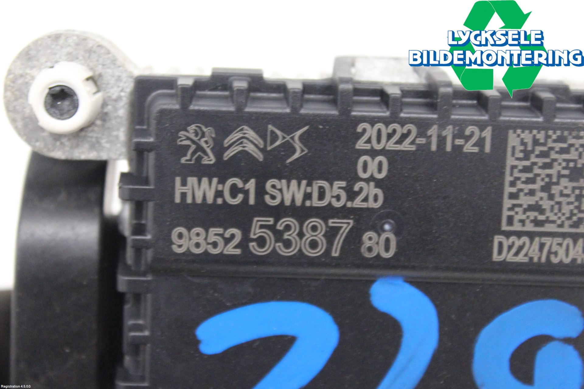 Peugeot 2008/E-2008 20- Sensor Aktivt Kollisionsskydd