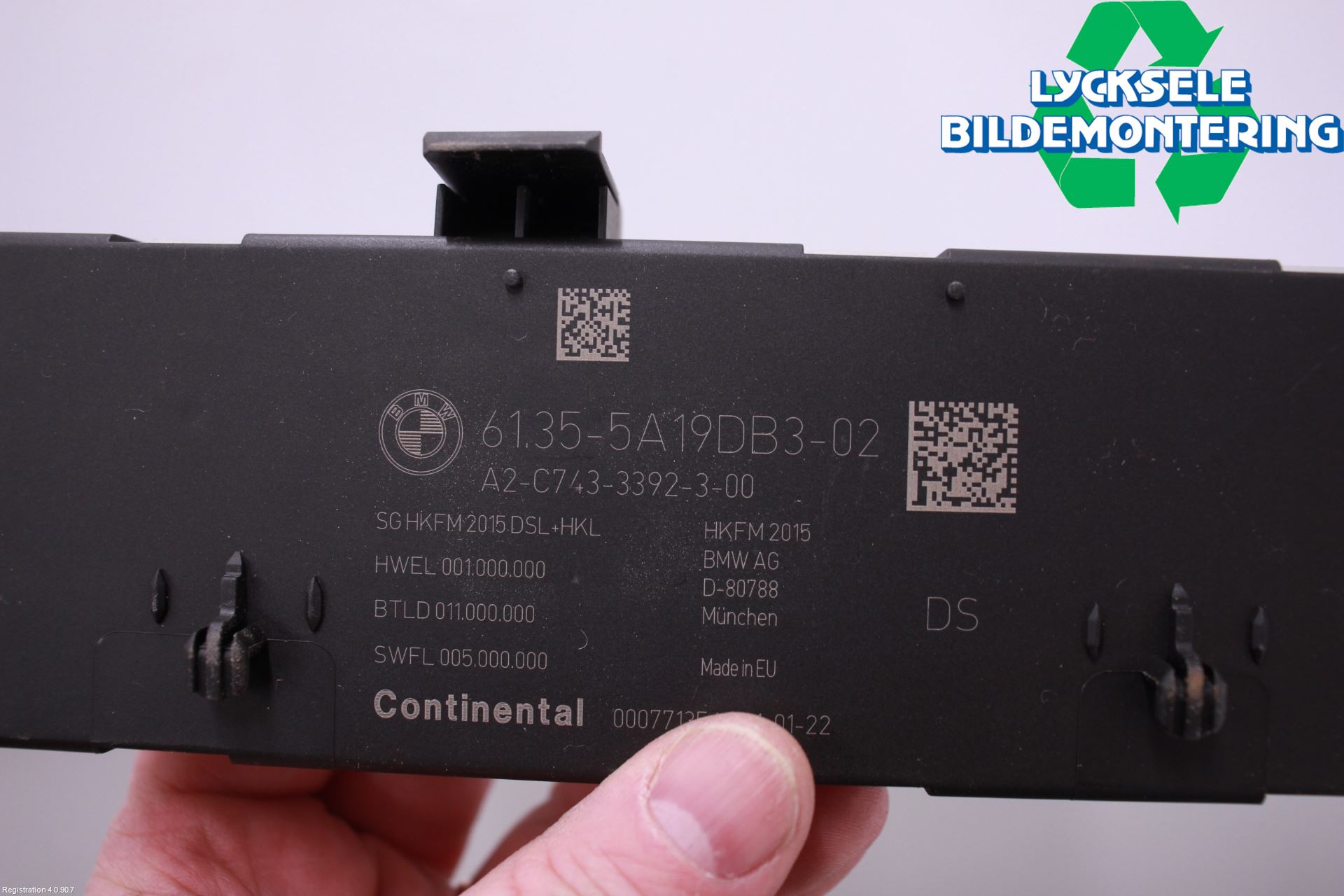 BMW 5 G30/G31/F90 17-23 Styrenhet Baklucka