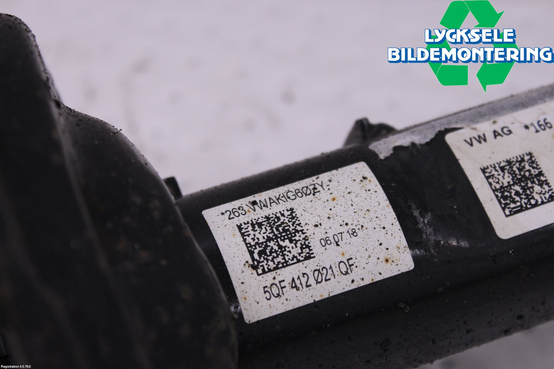 Volkswagen VW TIGUAN 16-24 Fjäderben Fram Höger