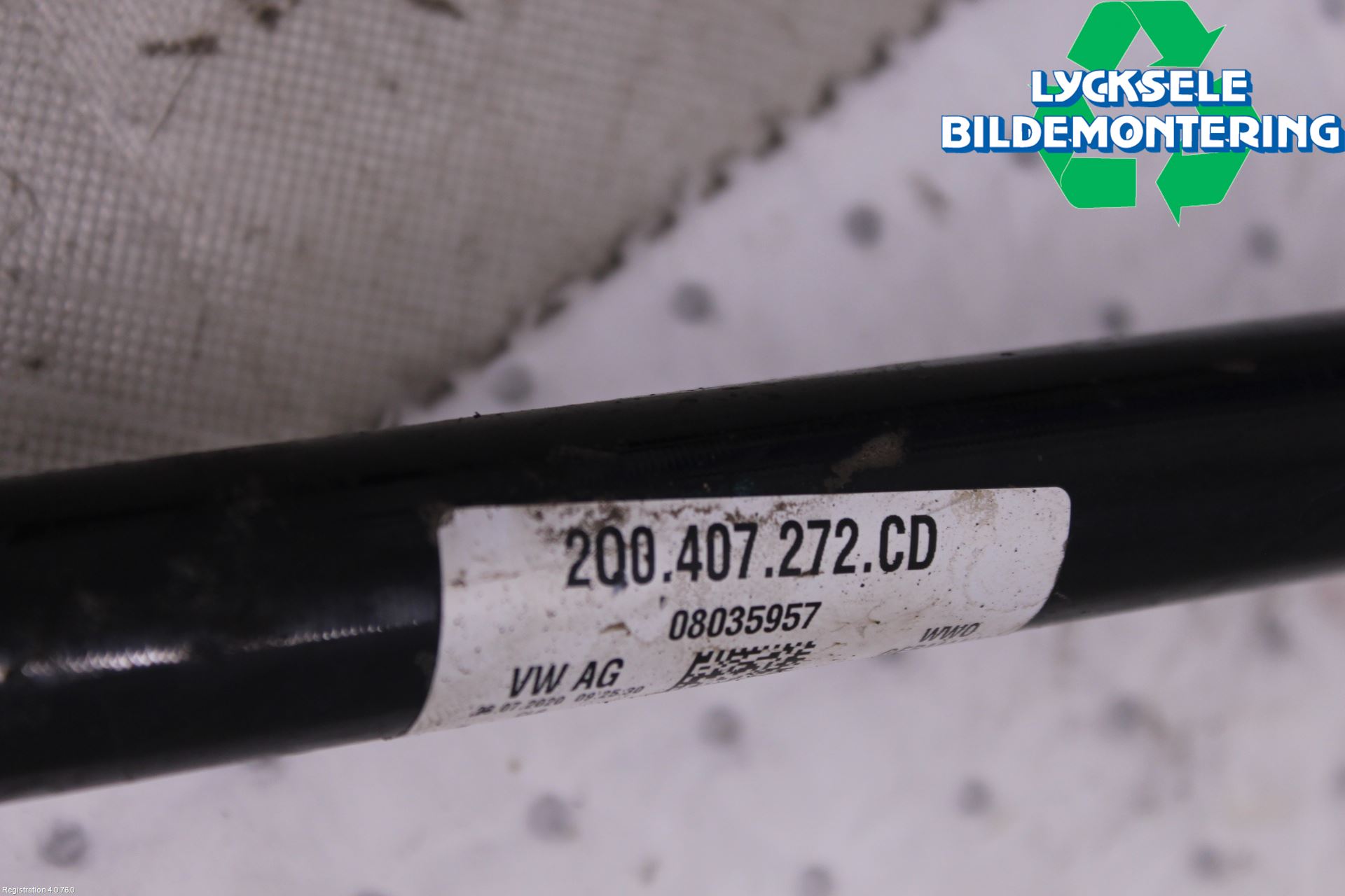 Skoda SCALA 19- Drivaxel Fram Höger