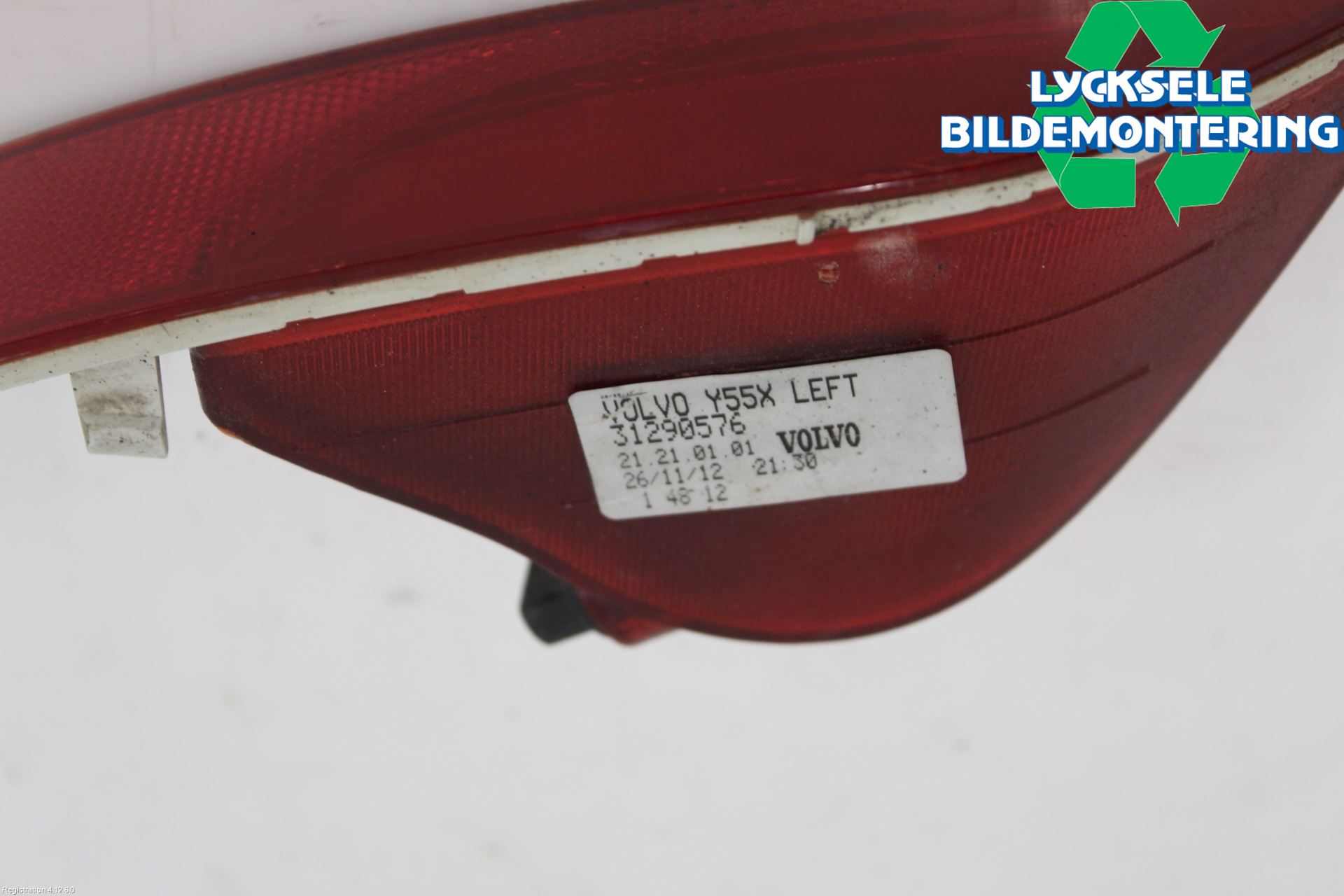 Volvo V40 12-19 Dimljus/Reflex Bak