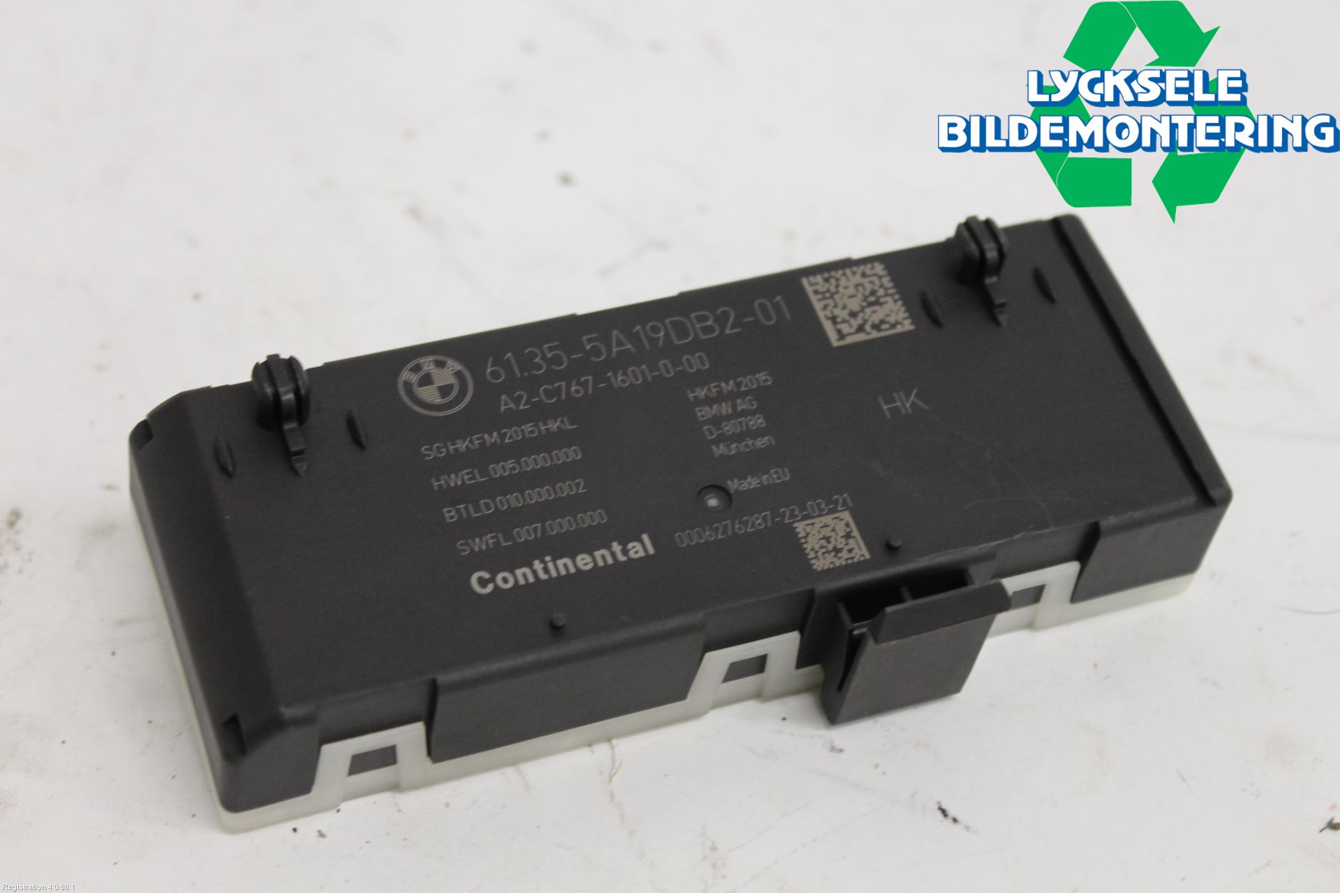 BMW 3 G20/G21/G80/G81 19- Styrenhet Baklucka