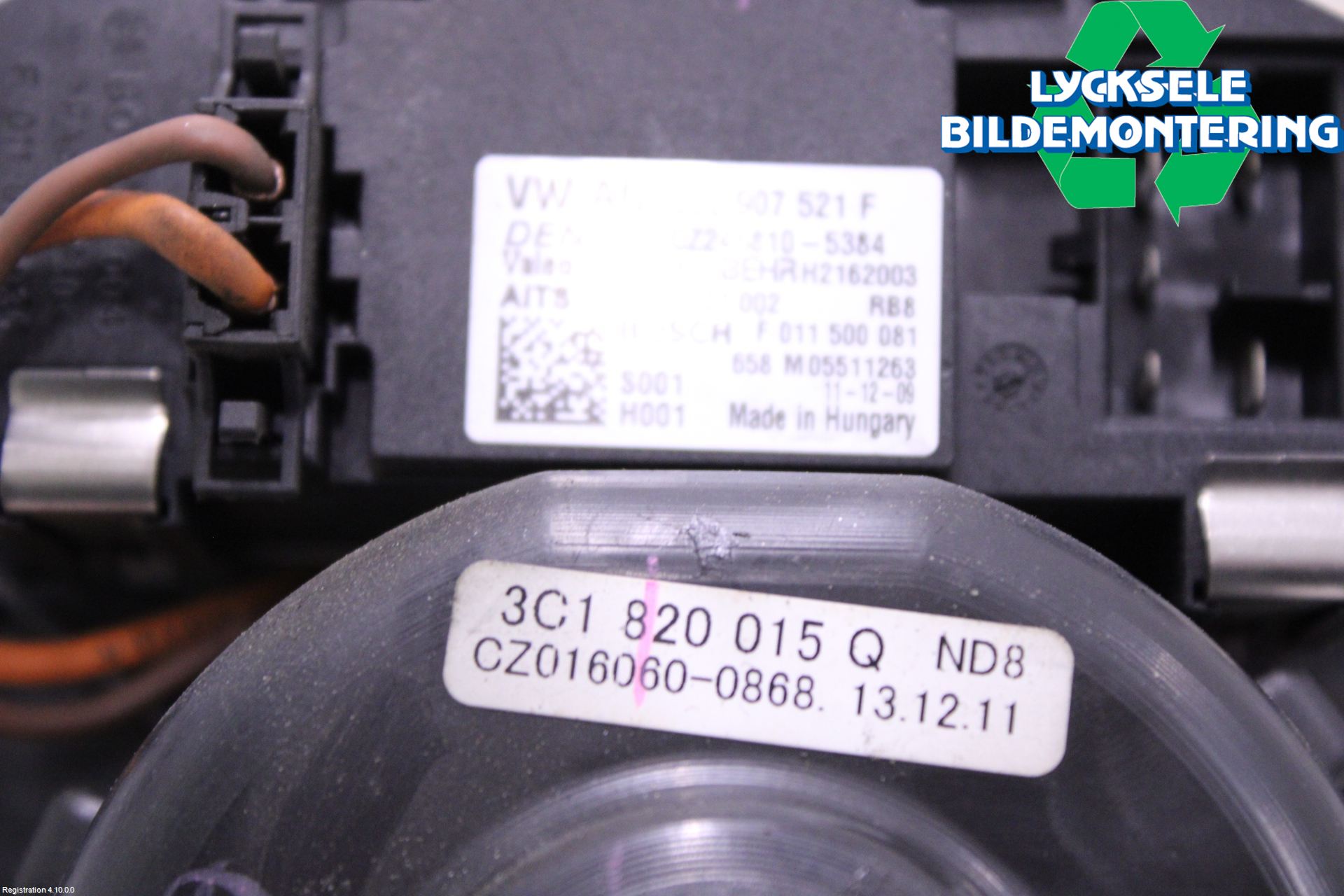 Volkswagen VW PASSAT 11-14 Ac Värmefläkt