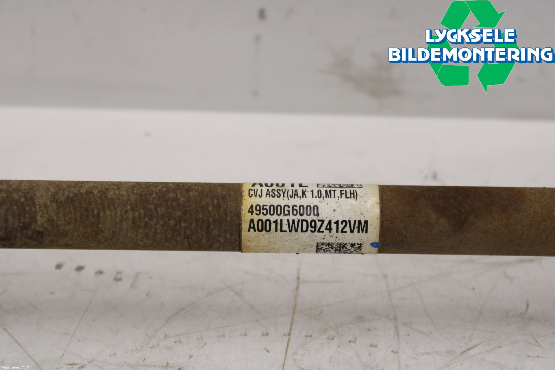 Kia PICANTO 17- Drivaxel Fram Vänster