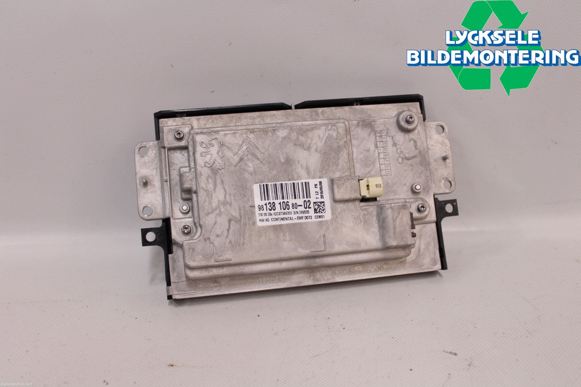 Citroen C4 II 11-18 Kontrolldisplay