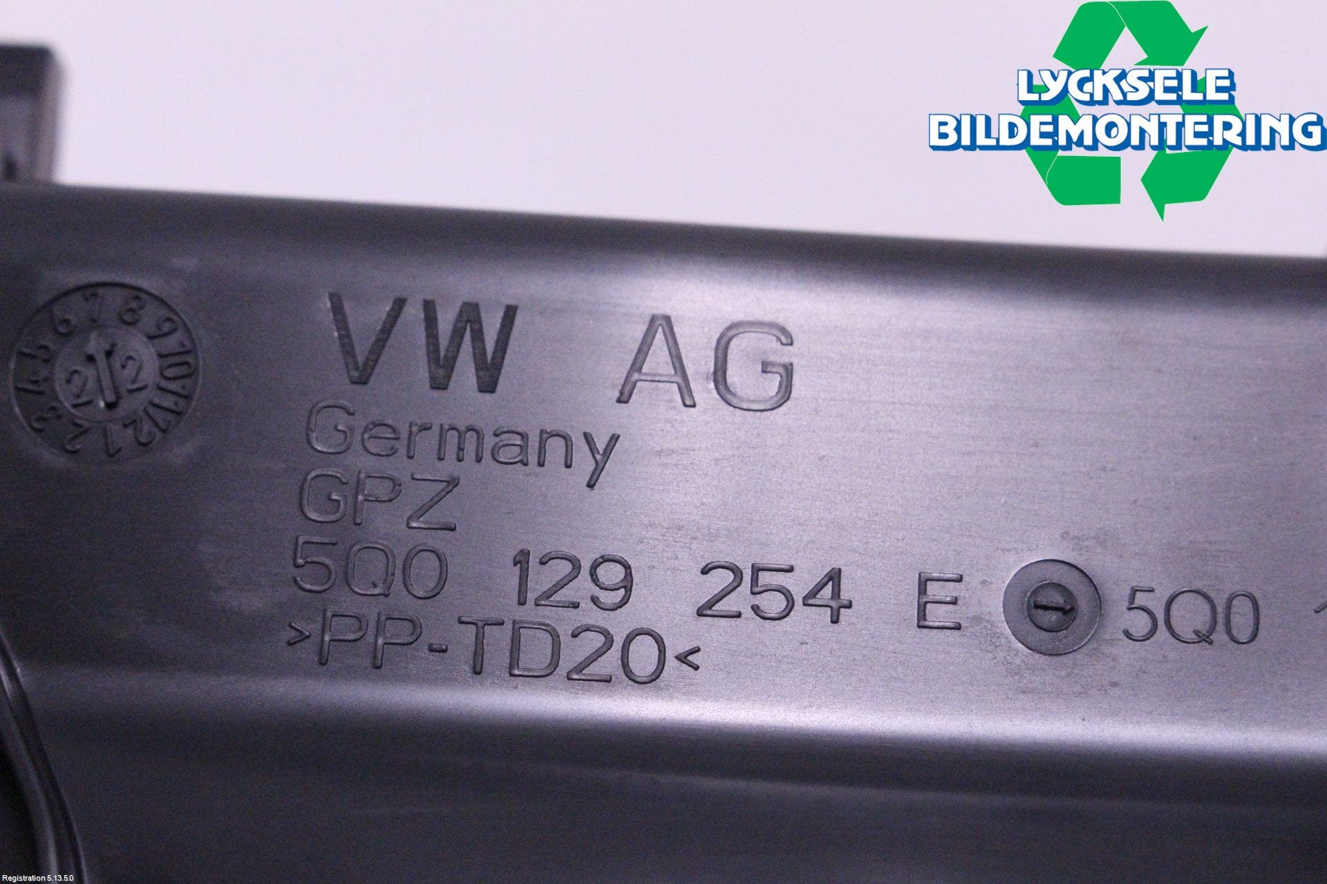 Volkswagen VW GOLF / E-GOLF VIII 20- Deflektor Plåt-Plast Kylning