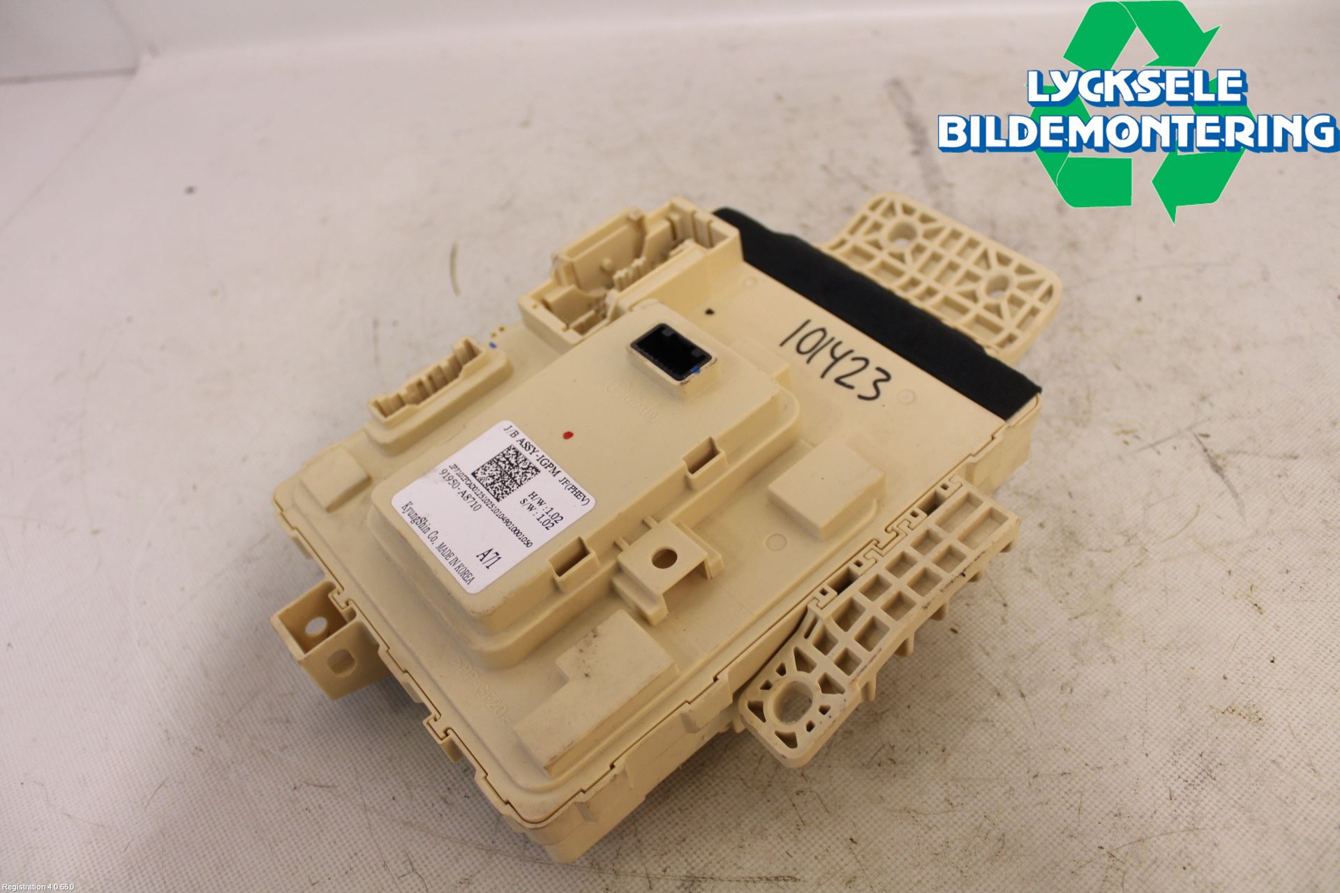 Kia OPTIMA 16-20 Säkringsdosa-Elcentral