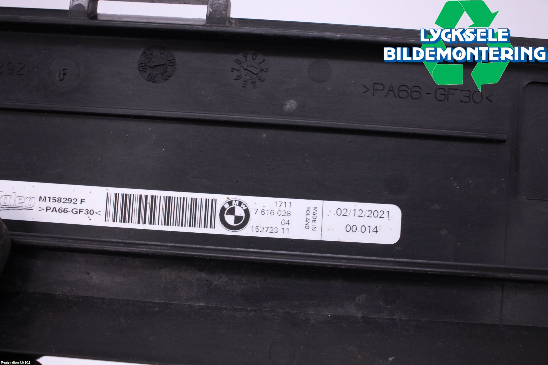 BMW i3 I01 13-22 Kylarfäste-Ram-Balk