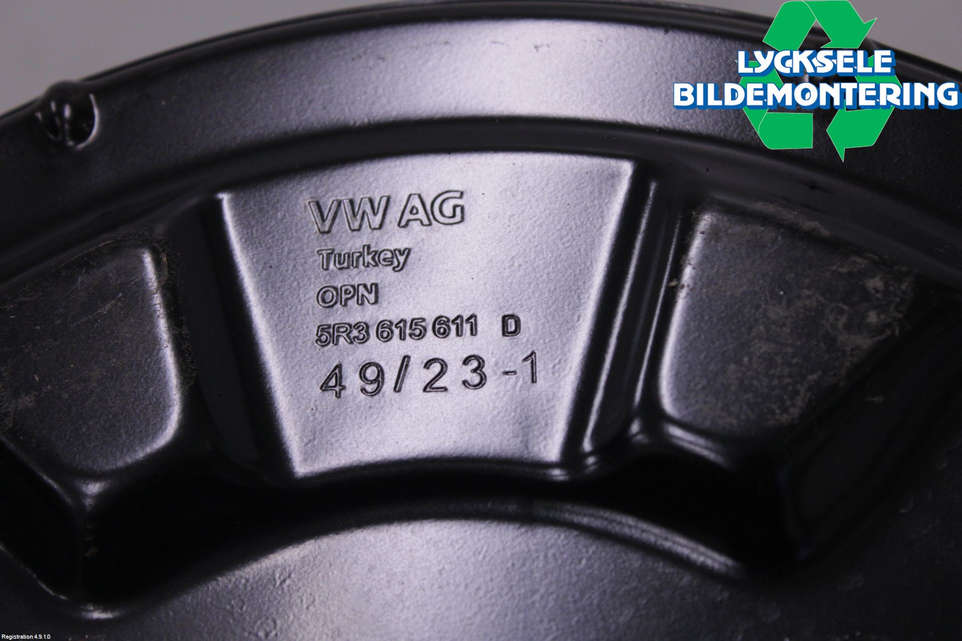 Volkswagen VW CADDY 21- Bromssköld Bak