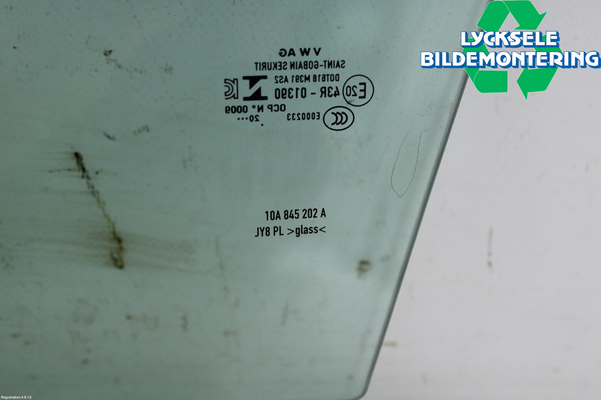 Volkswagen VW ID.3 21- Dörruta Fram Höger