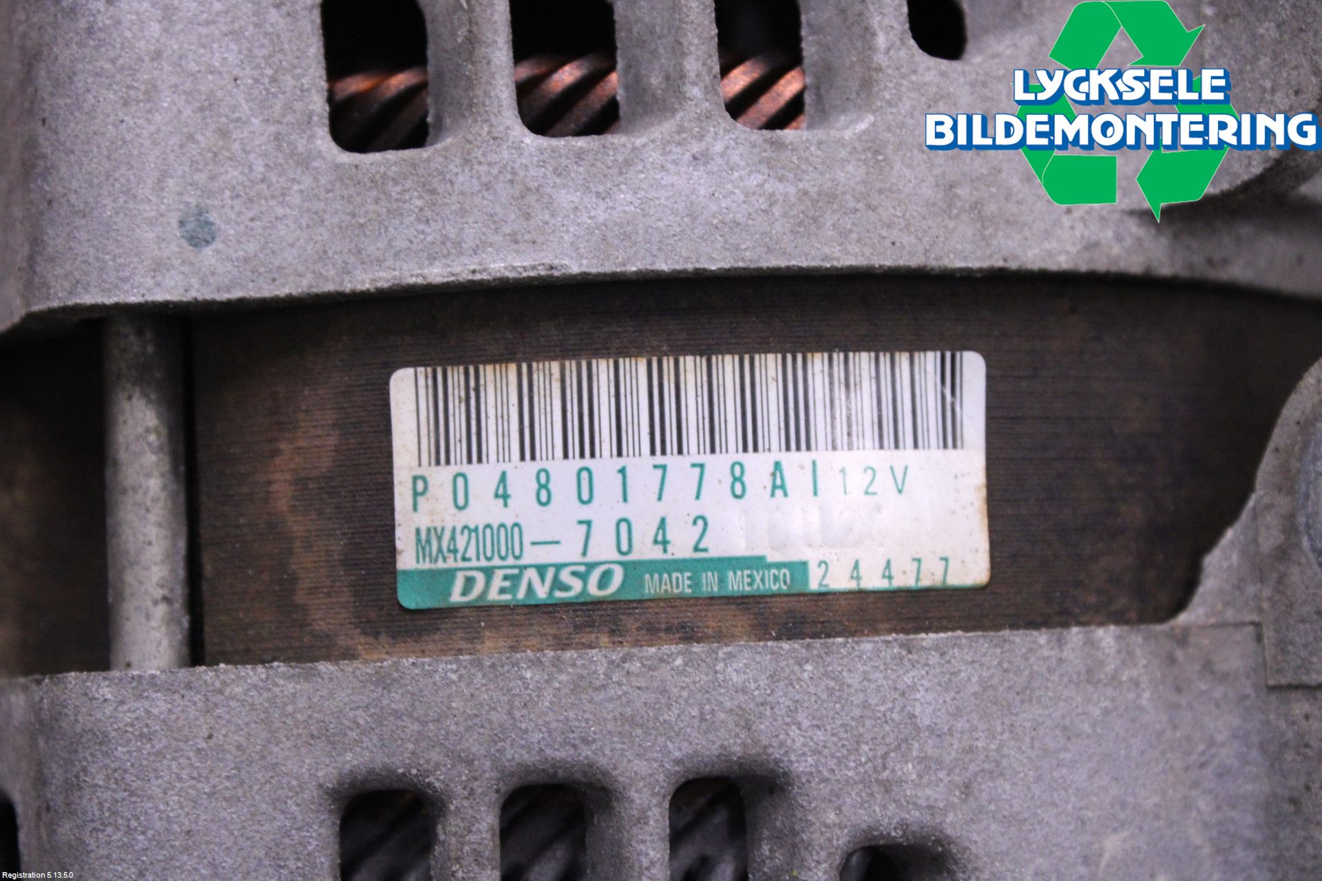Dodge CHARGER 66- Generator