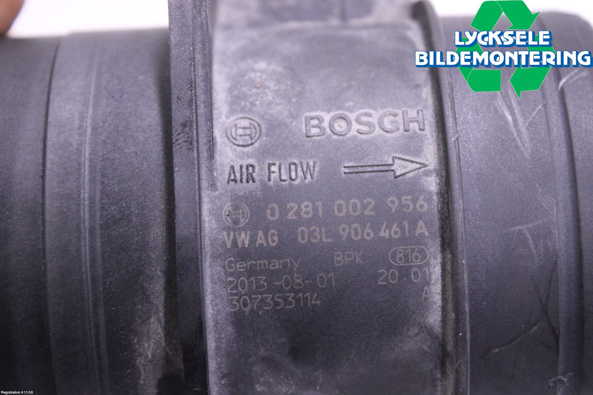 Audi A4 12-15 Injluftmassamätare