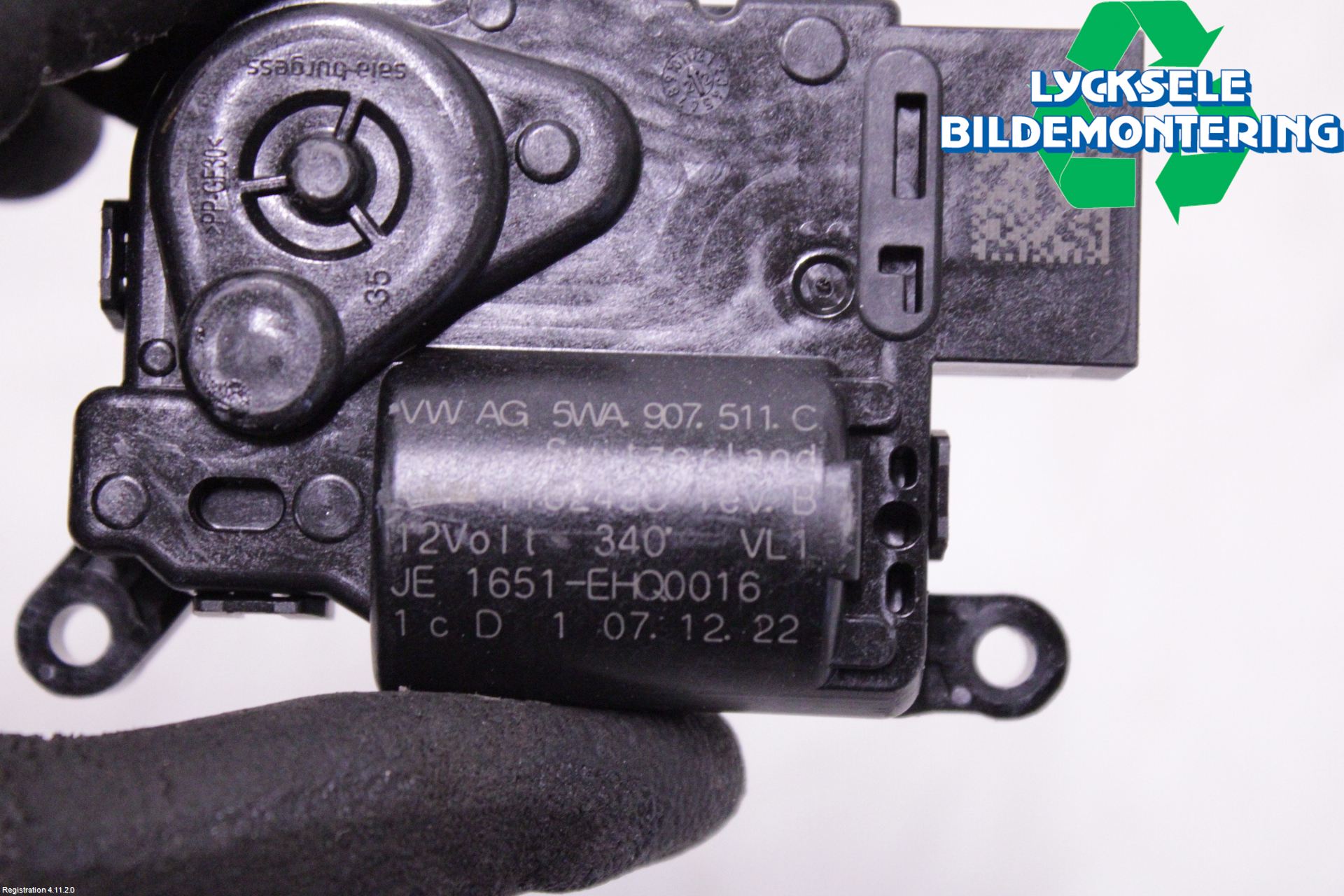 Volkswagen VW GOLF / E-GOLF VIII 20- Ac Reglermotor