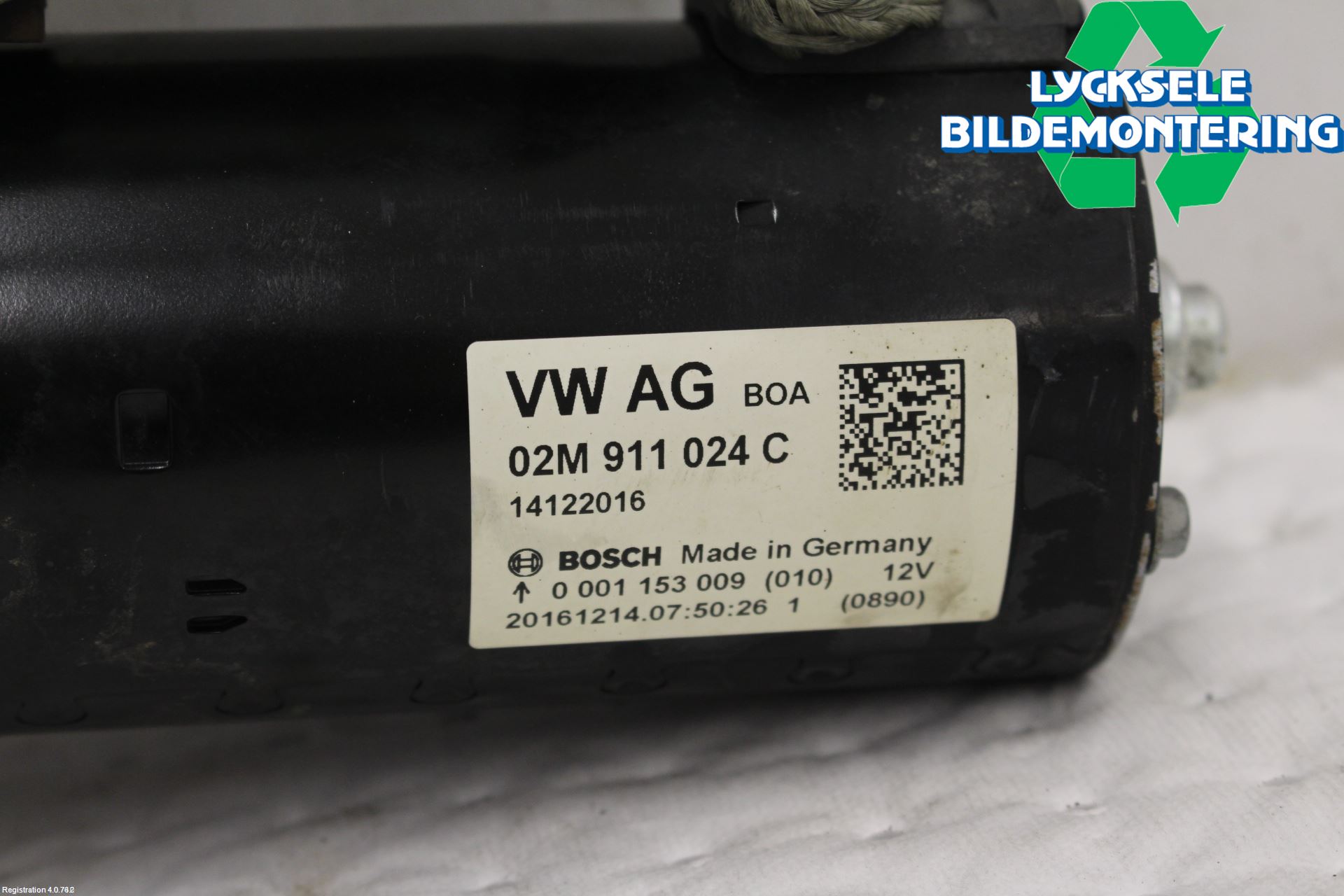 Volkswagen VW CADDY 16-20 Startmotor Diesel