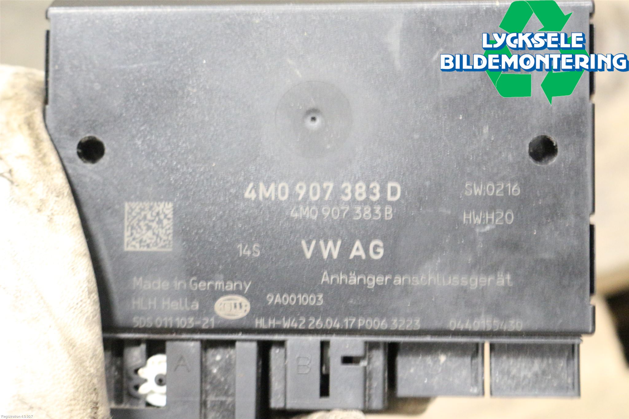 Audi A4/S4 B9 16-19 Dragkrok