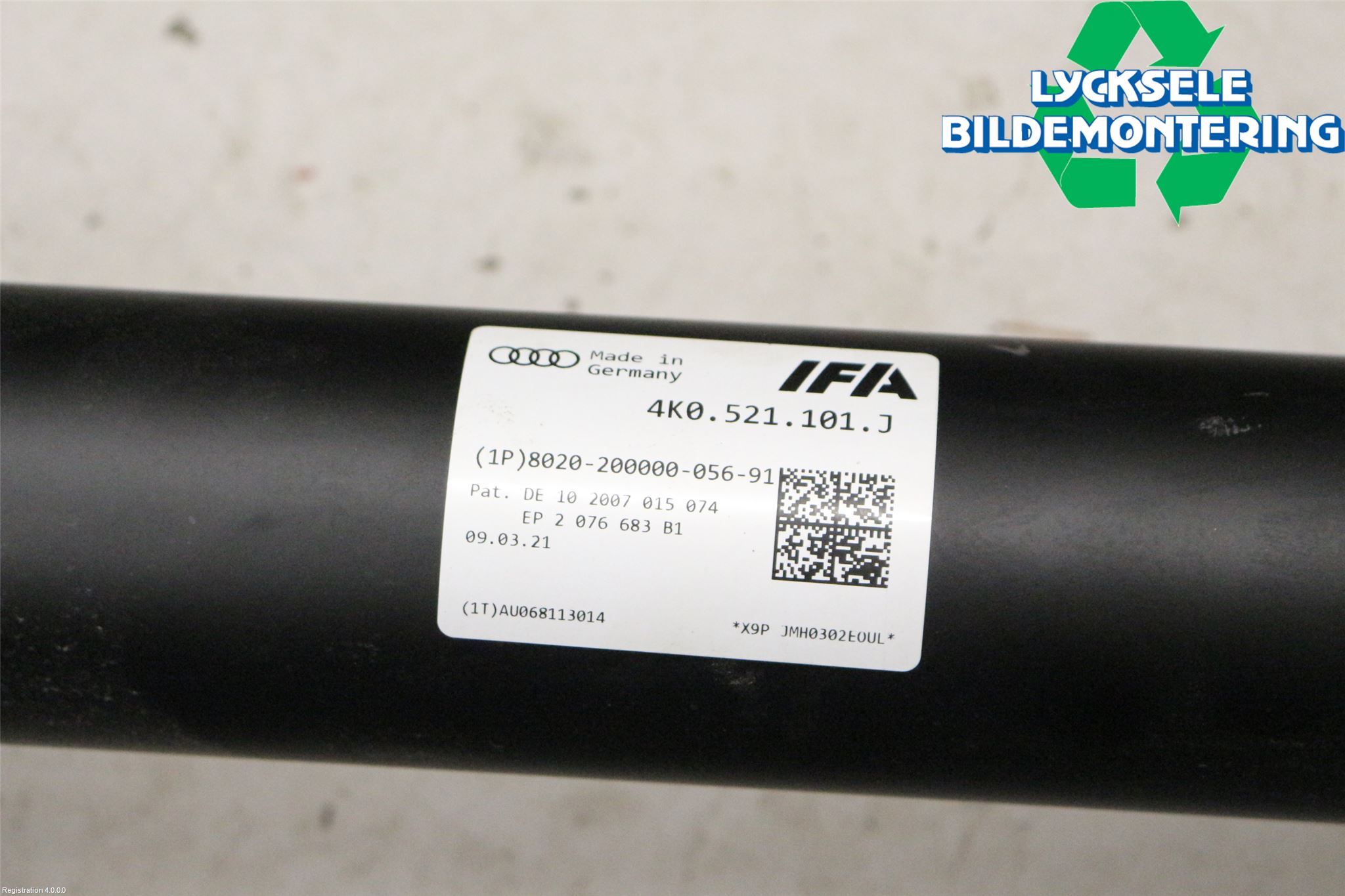 Audi A6 F2/C8 19- Mellanaxel Komp