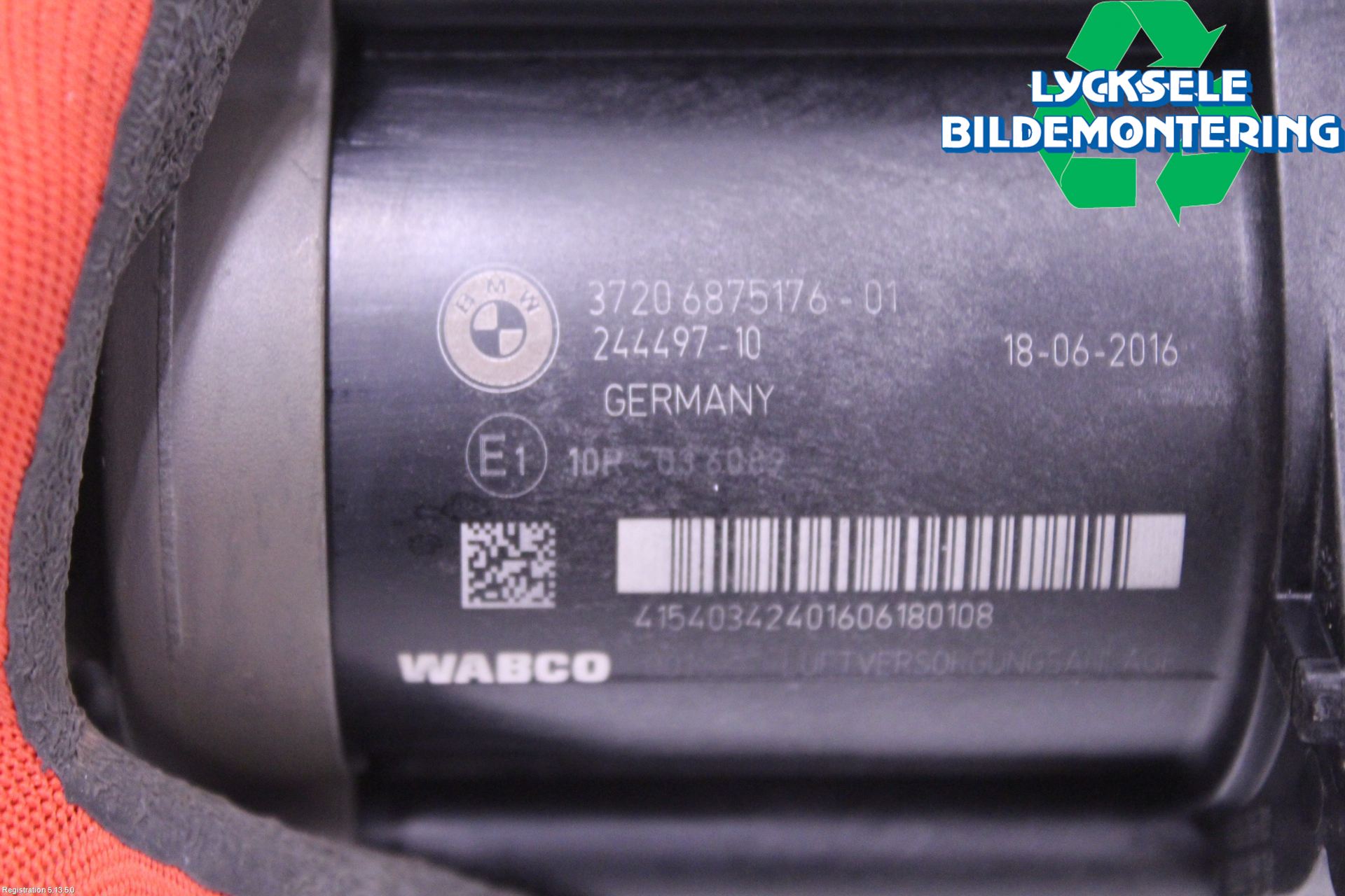BMW 5 F10/F11/F18 09-17 Kompressor Stöt-Fjädring