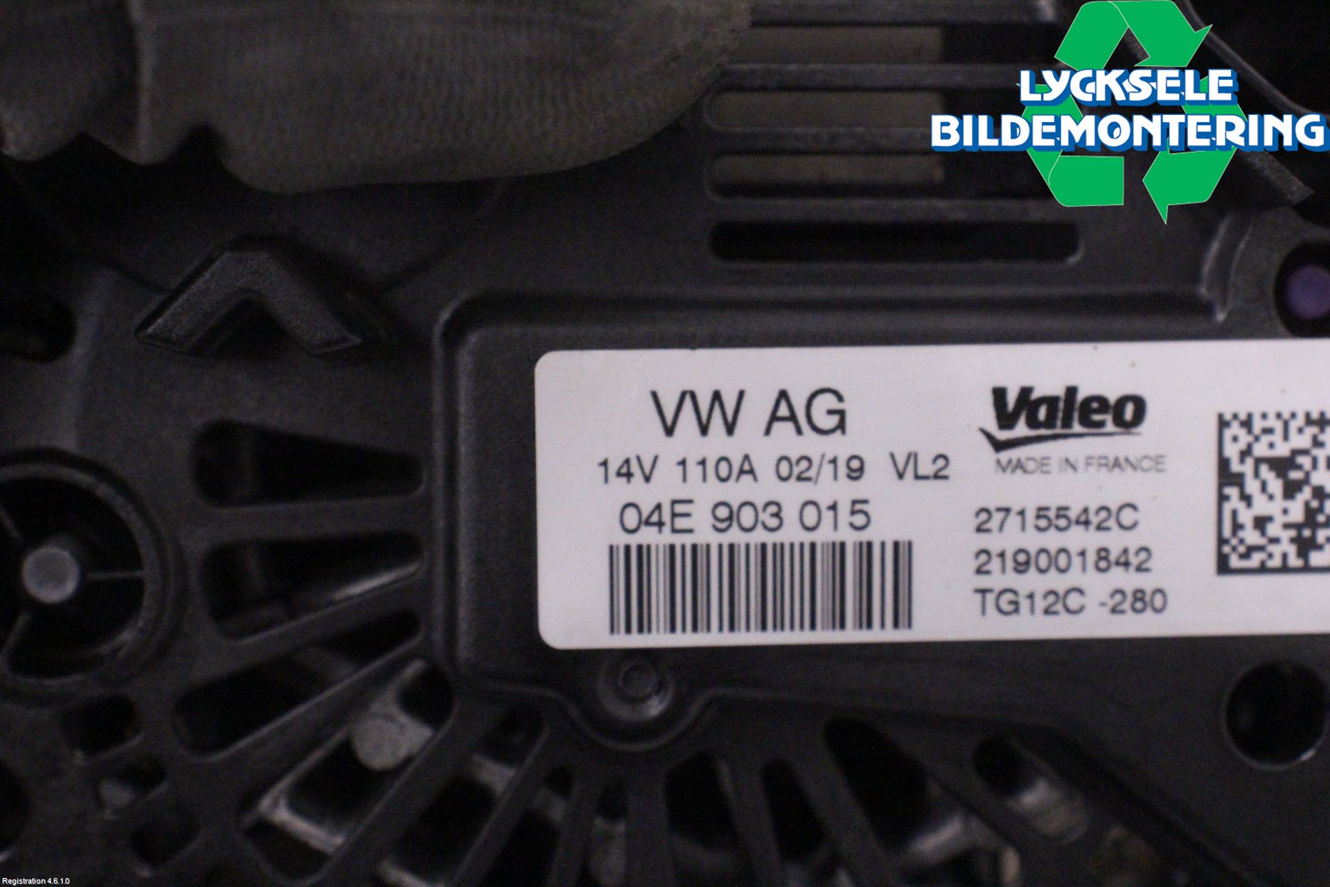 Skoda FABIA 15-21 Generator